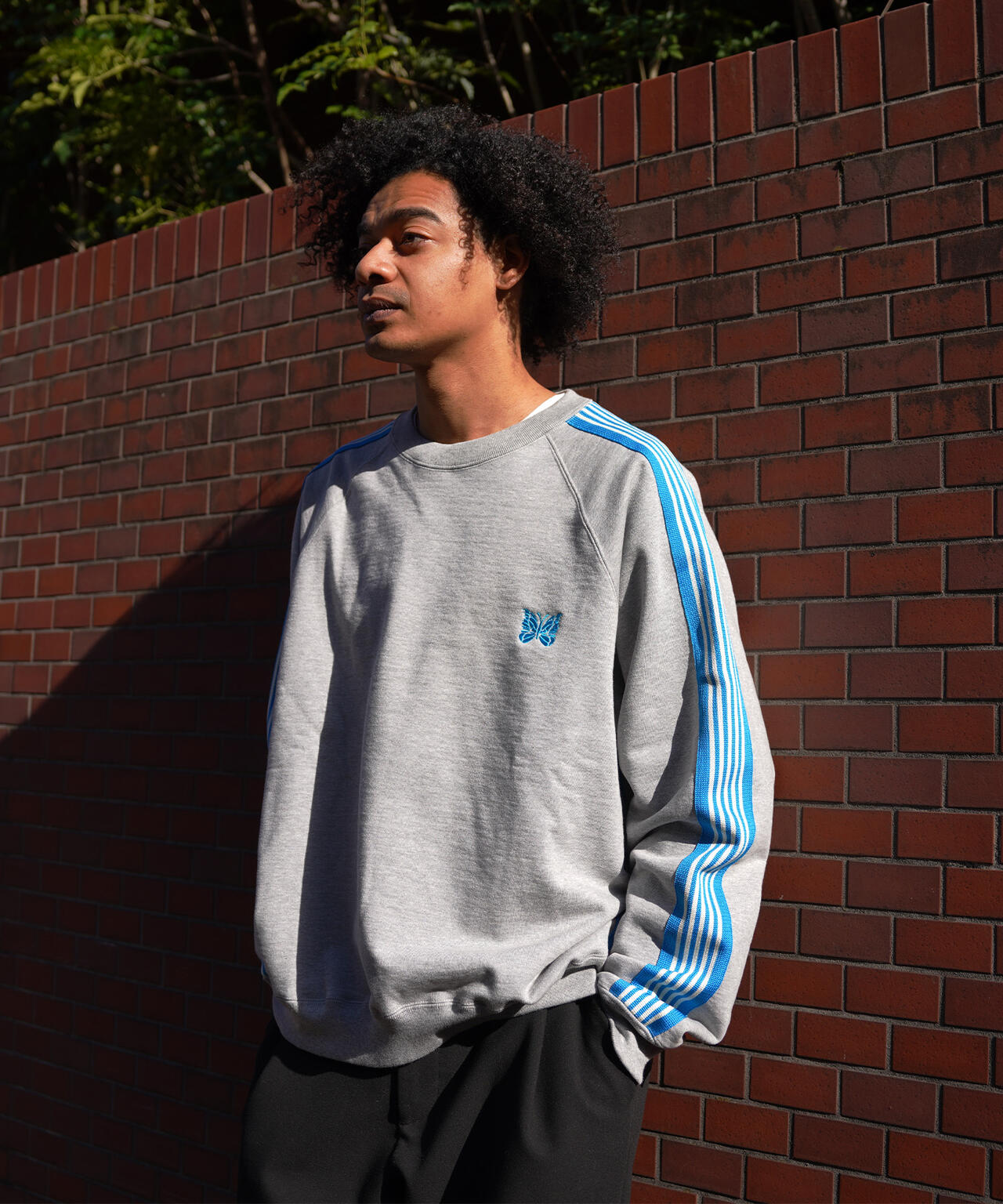 NEEDLES/ニードルズ/【LHP EXCLUSIVE】TRACK CREW NECK - COTTON JERSEY