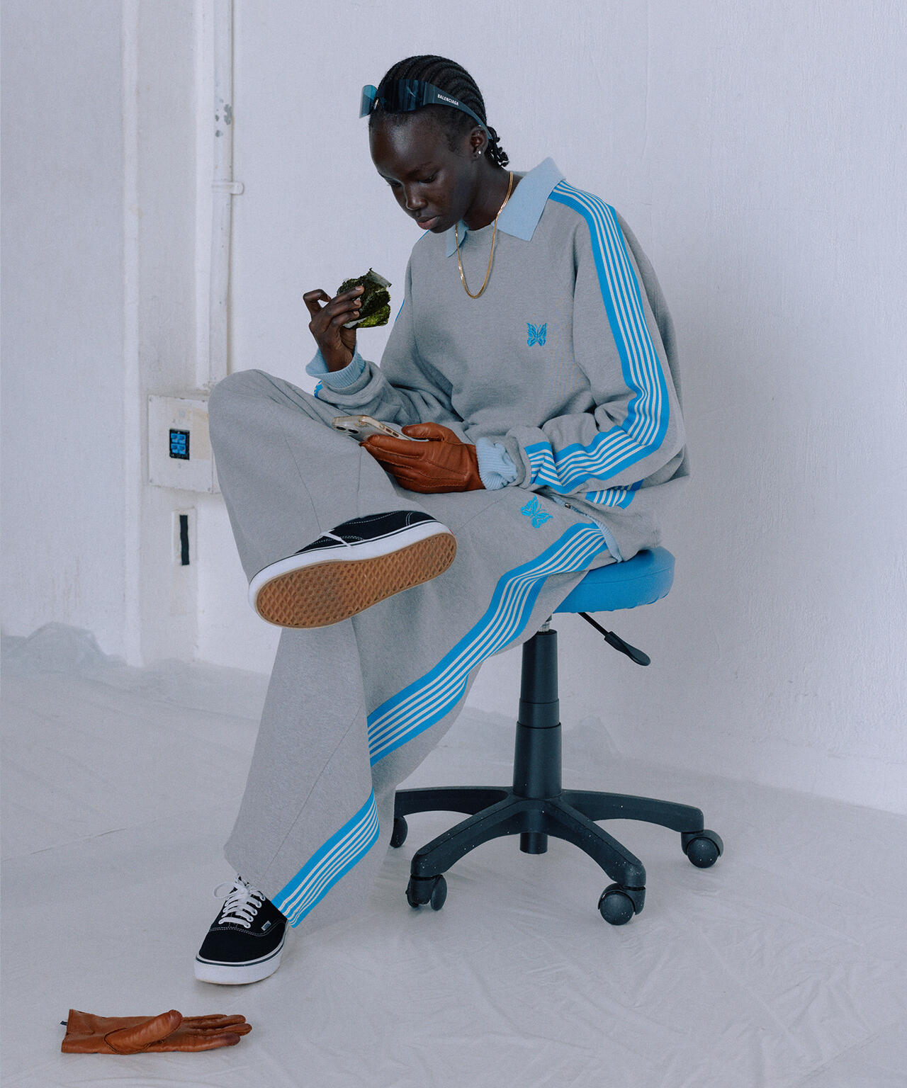 NEEDLES/ニードルズ/【LHP EXCLUSIVE】TRACK CREW NECK - COTTON JERSEY