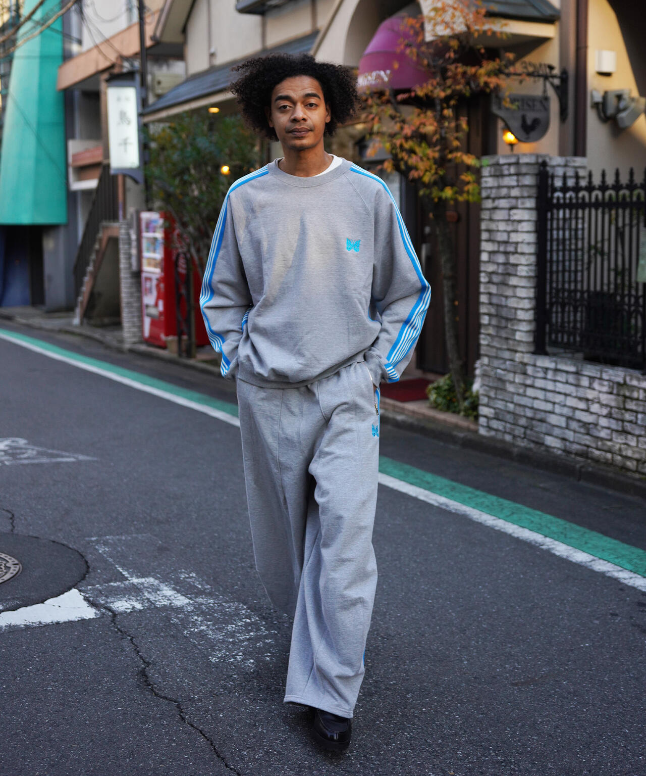 NEEDLES/ニードルズ/【LHP EXCLUSIVE】TRACK CREW NECK - COTTON JERSEY