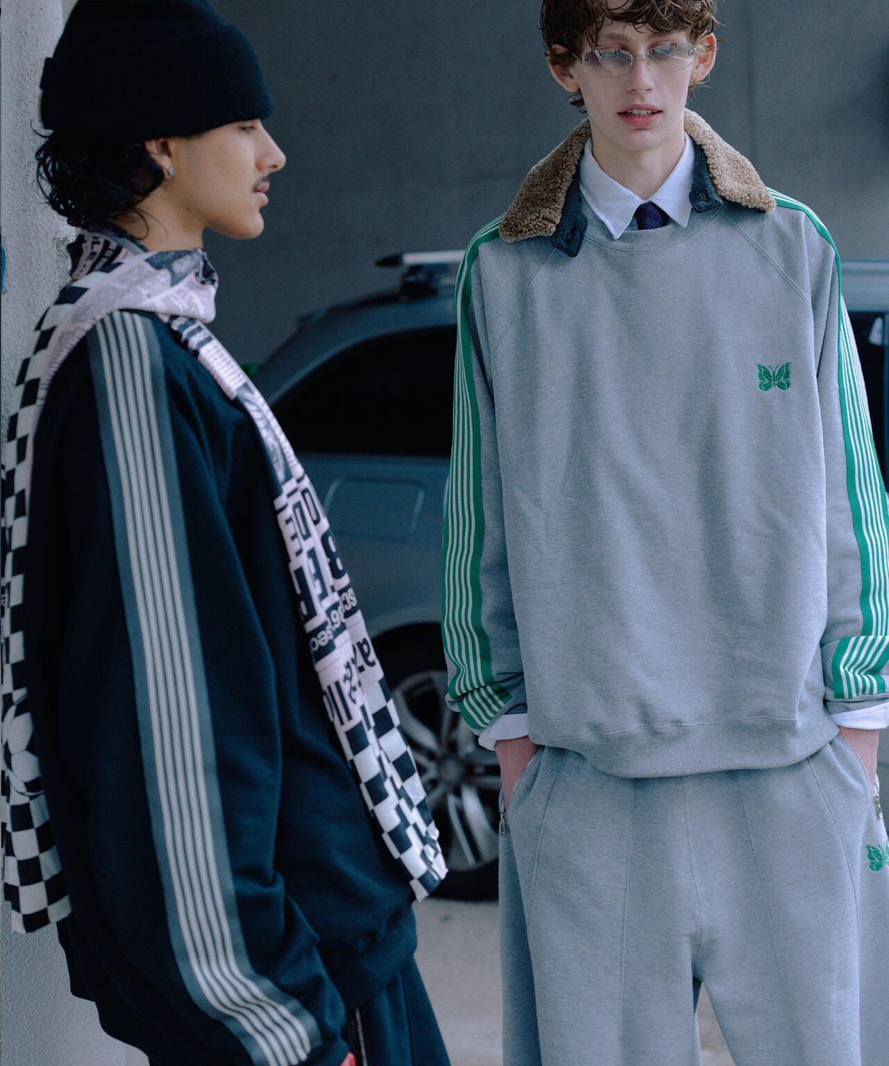 NEEDLES/ニードルズ/【LHP EXCLUSIVE】TRACK CREW NECK - COTTON JERSEY