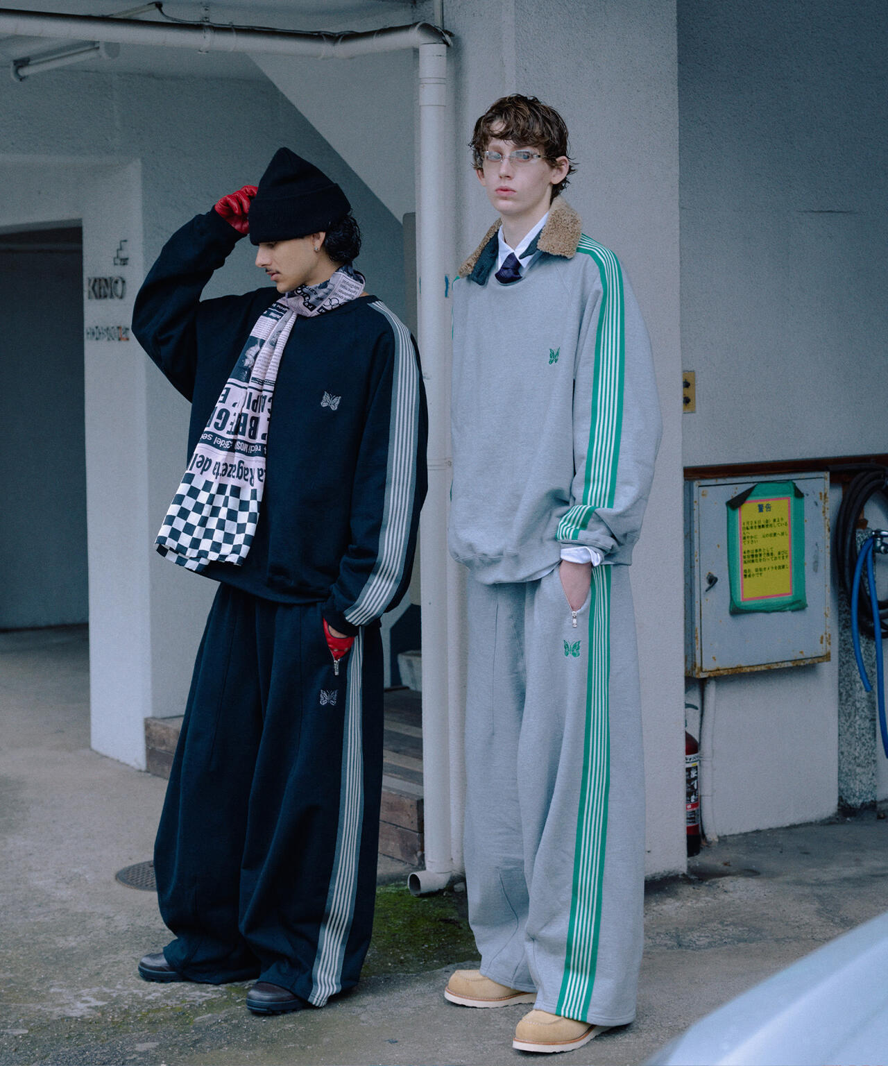 NEEDLES/ニードルズ/【LHP EXCLUSIVE】TRACK CREW NECK - COTTON JERSEY