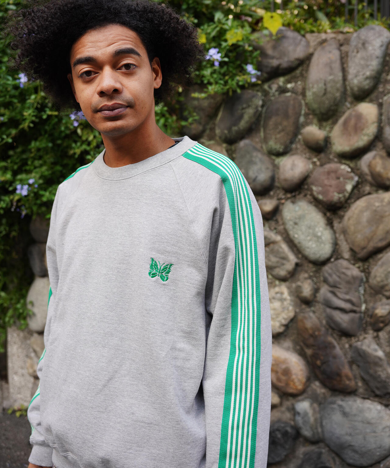 NEEDLES/ニードルズ/【LHP EXCLUSIVE】TRACK CREW NECK - COTTON JERSEY