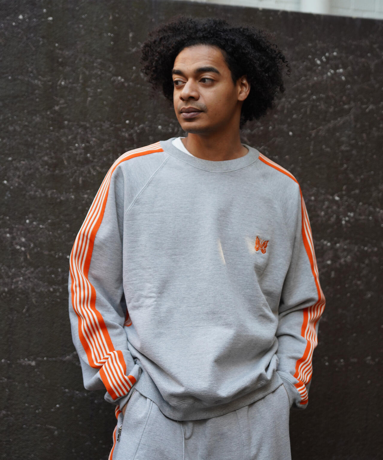 NEEDLES/ニードルズ/【LHP EXCLUSIVE】TRACK CREW NECK - COTTON JERSEY