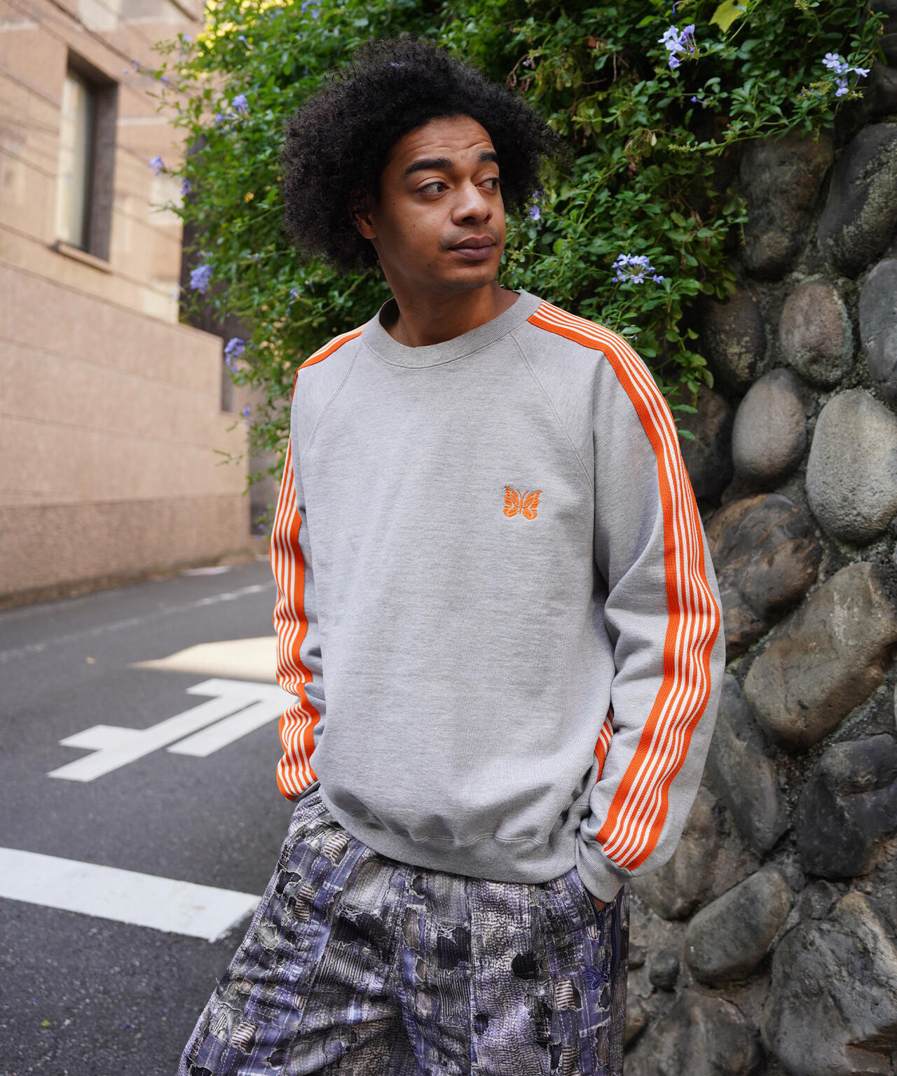 NEEDLES/ニードルズ/【LHP EXCLUSIVE】TRACK CREW NECK - COTTON JERSEY