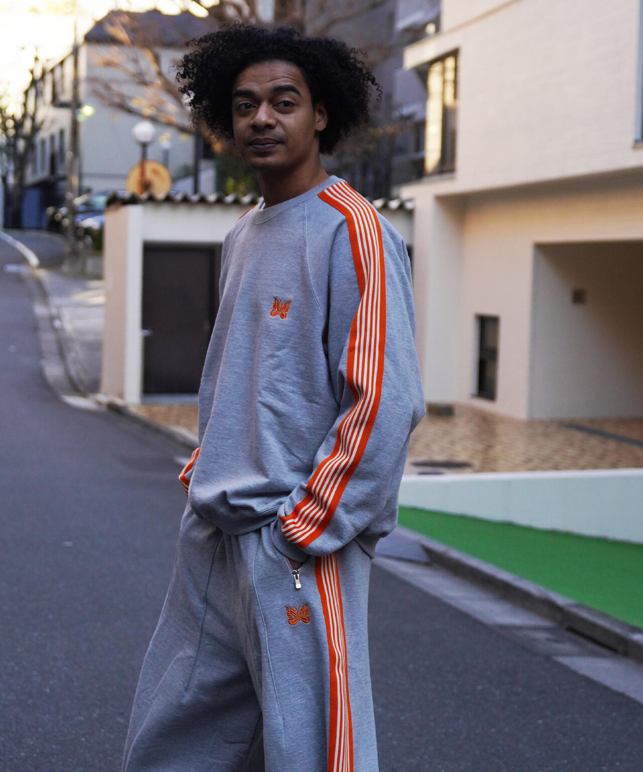 NEEDLES/ニードルズ/【LHP EXCLUSIVE】TRACK CREW NECK - COTTON JERSEY