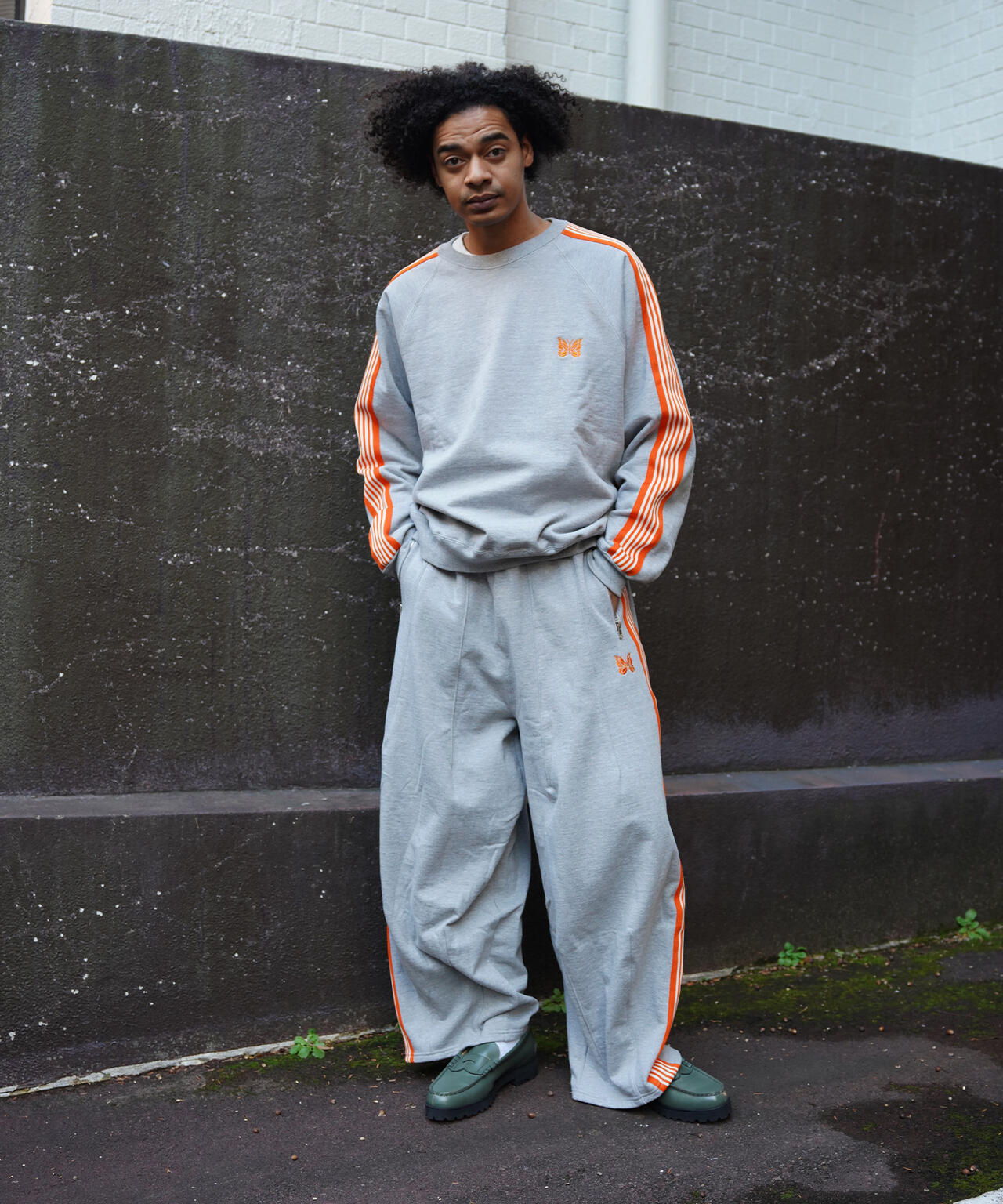 NEEDLES/ニードルズ/【LHP EXCLUSIVE】TRACK CREW NECK - COTTON JERSEY