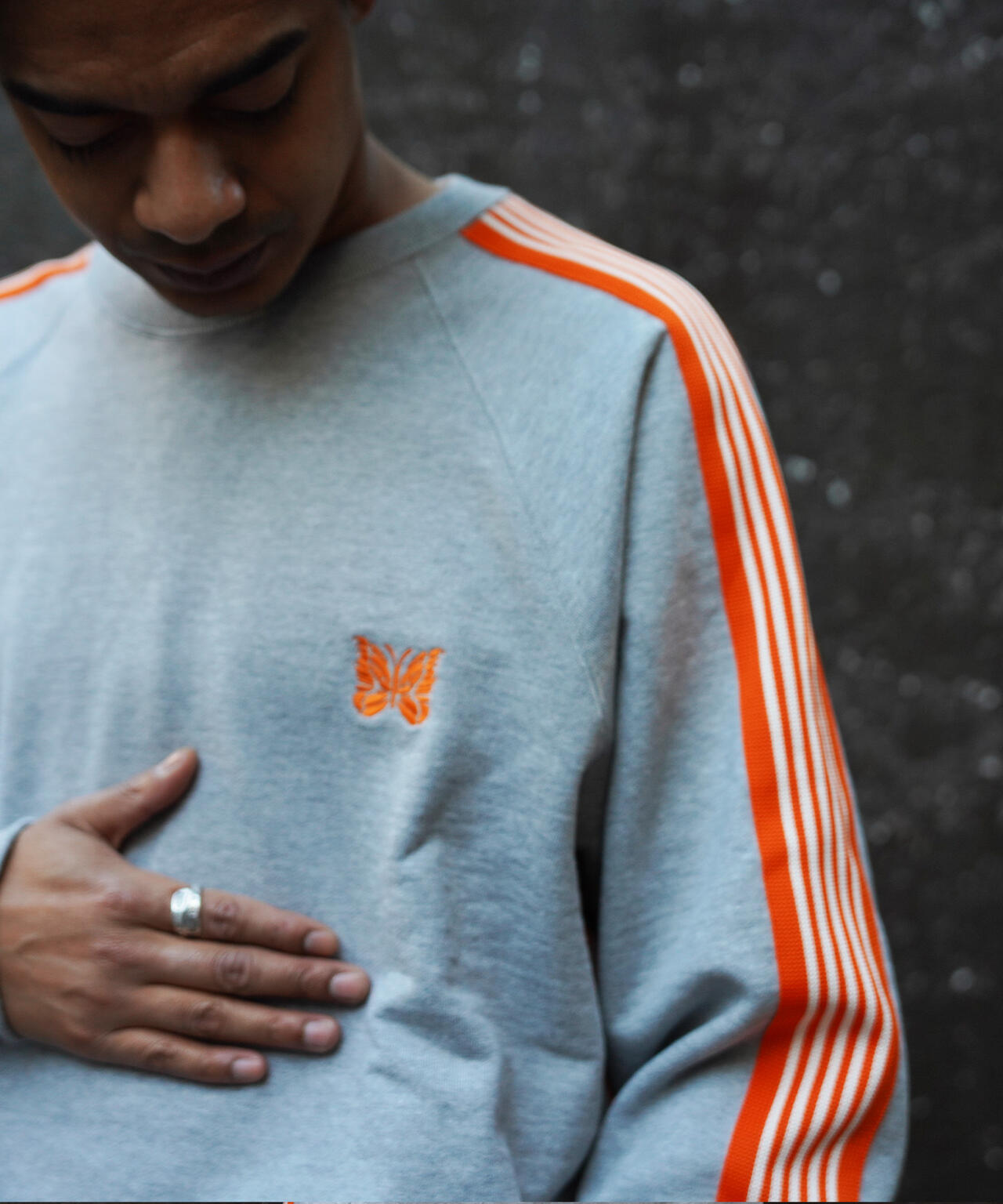 NEEDLES/ニードルズ/【LHP EXCLUSIVE】TRACK CREW NECK - COTTON JERSEY