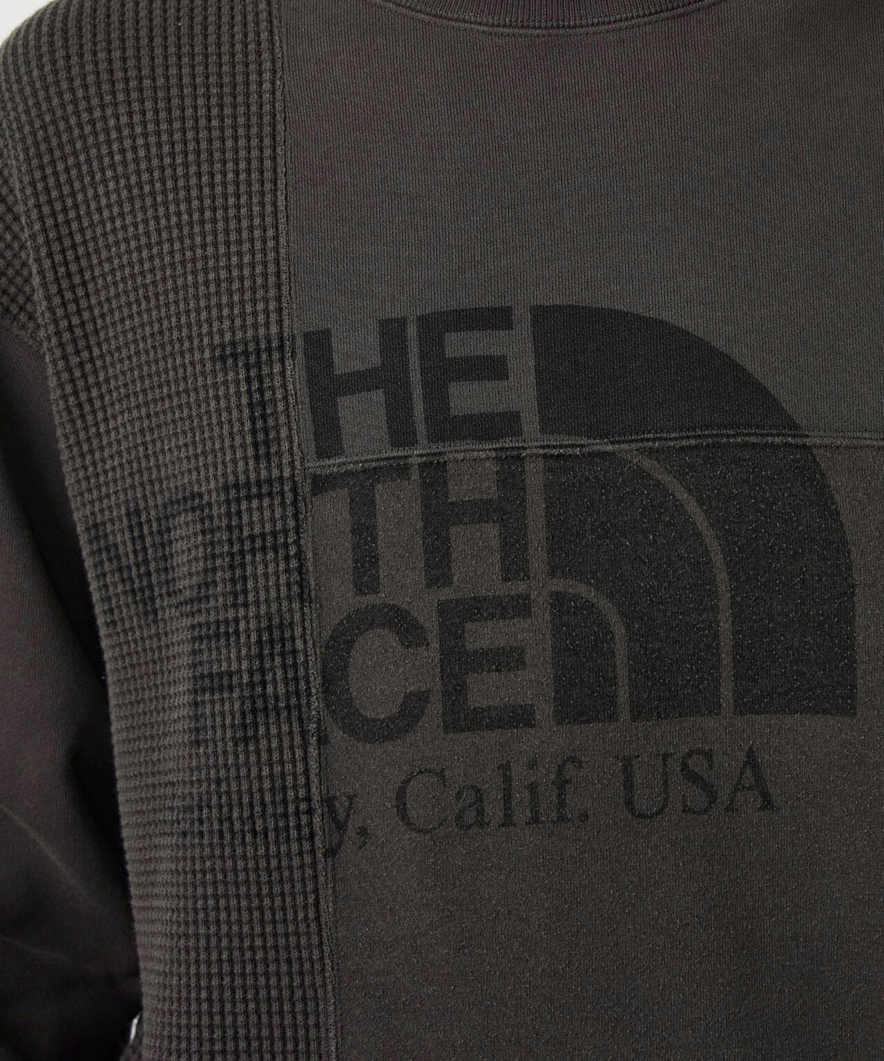 THE NORTH FACE PURPLE LABEL/Field Patchworked Crewneck Sweatshirt