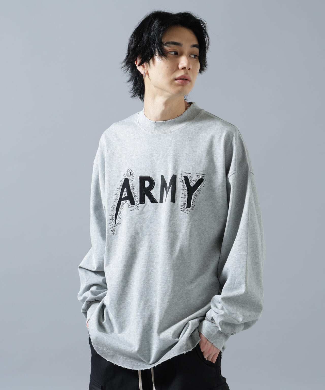 【WEB&DEPOT限定】DankeSchon/ダンケシェーン/ARMY CREWNECK