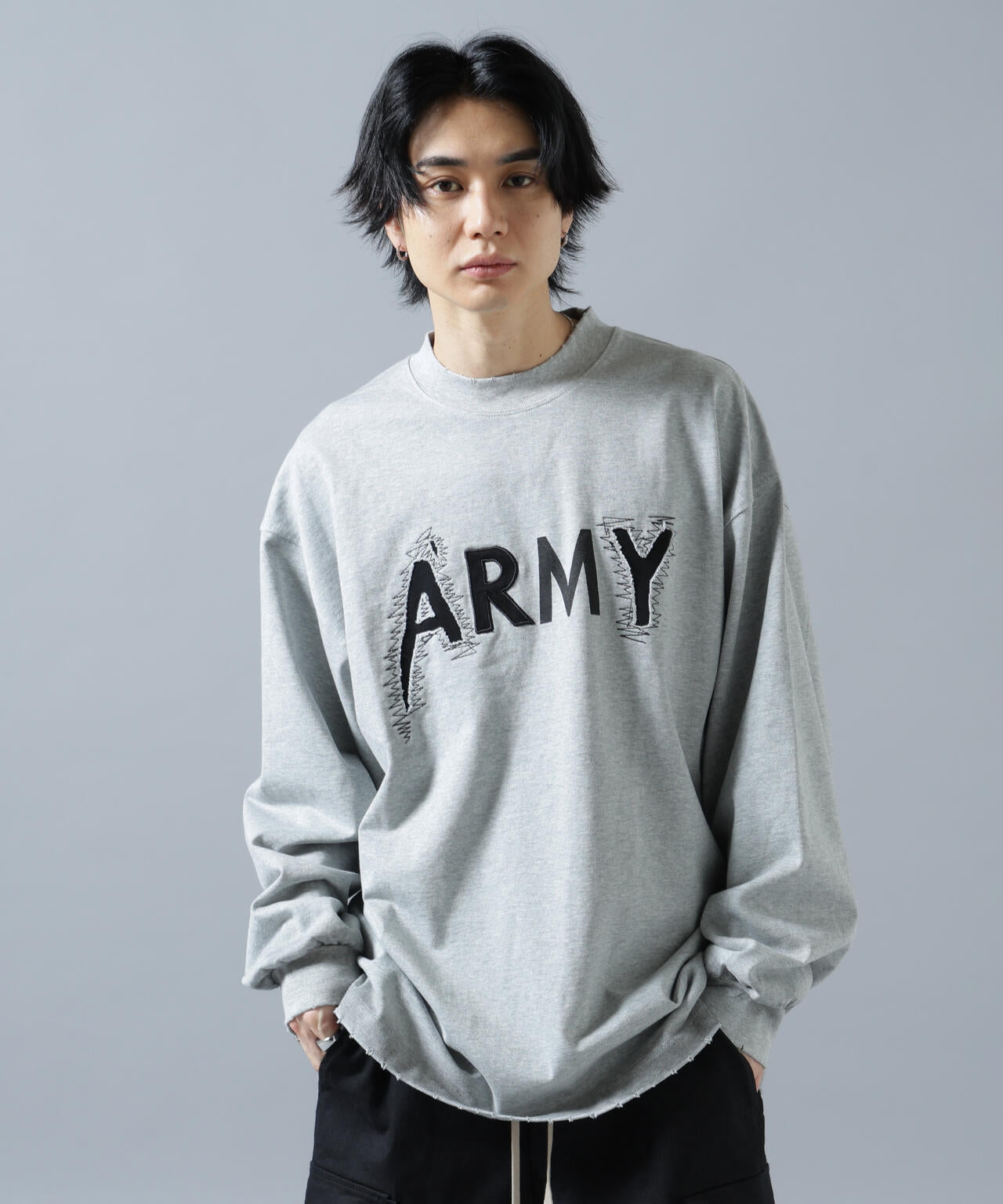 【WEB&DEPOT限定】DankeSchon/ダンケシェーン/ARMY CREWNECK