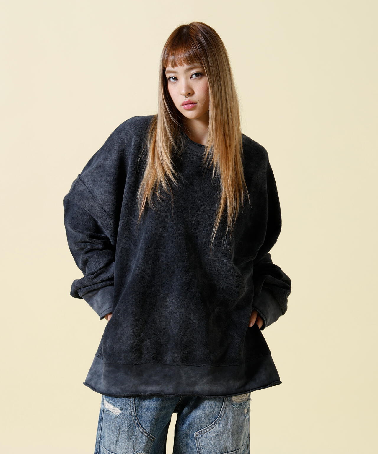 SIS/エスアイエス/Tiedye Crew Sweat