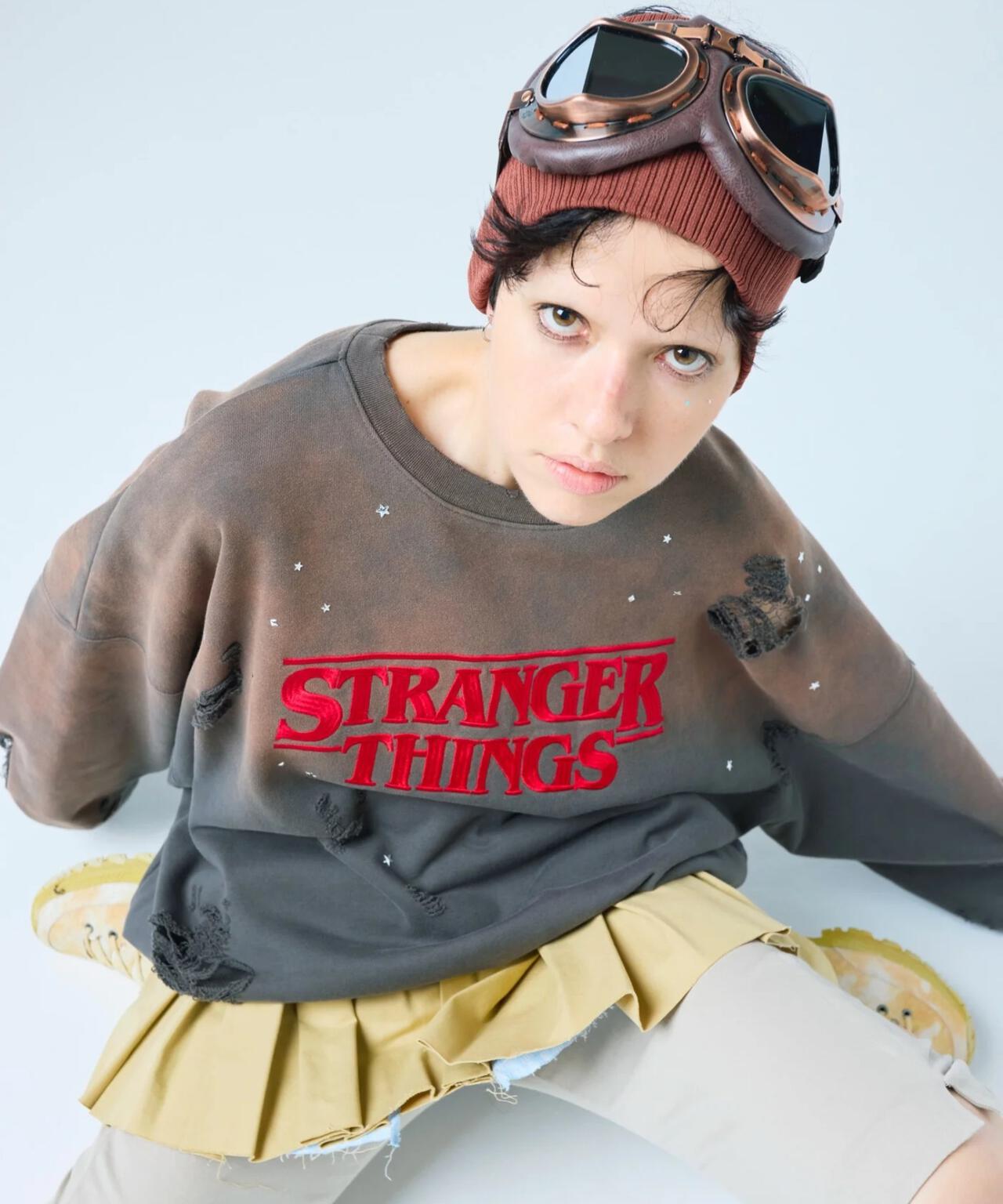 littlesunnybite/stranger things x little sunny bite logo sweat