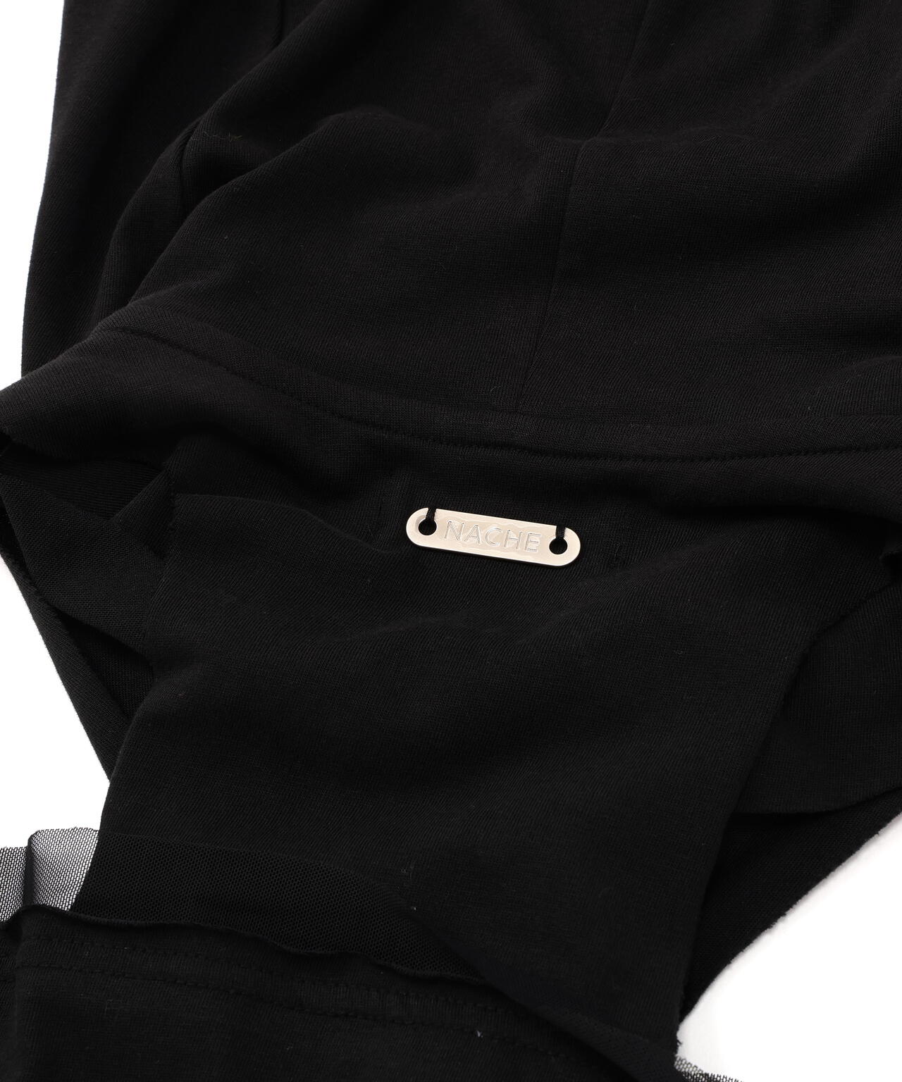 NACHE/ナチェ/PINCHED HOODIE SLEEVELESS