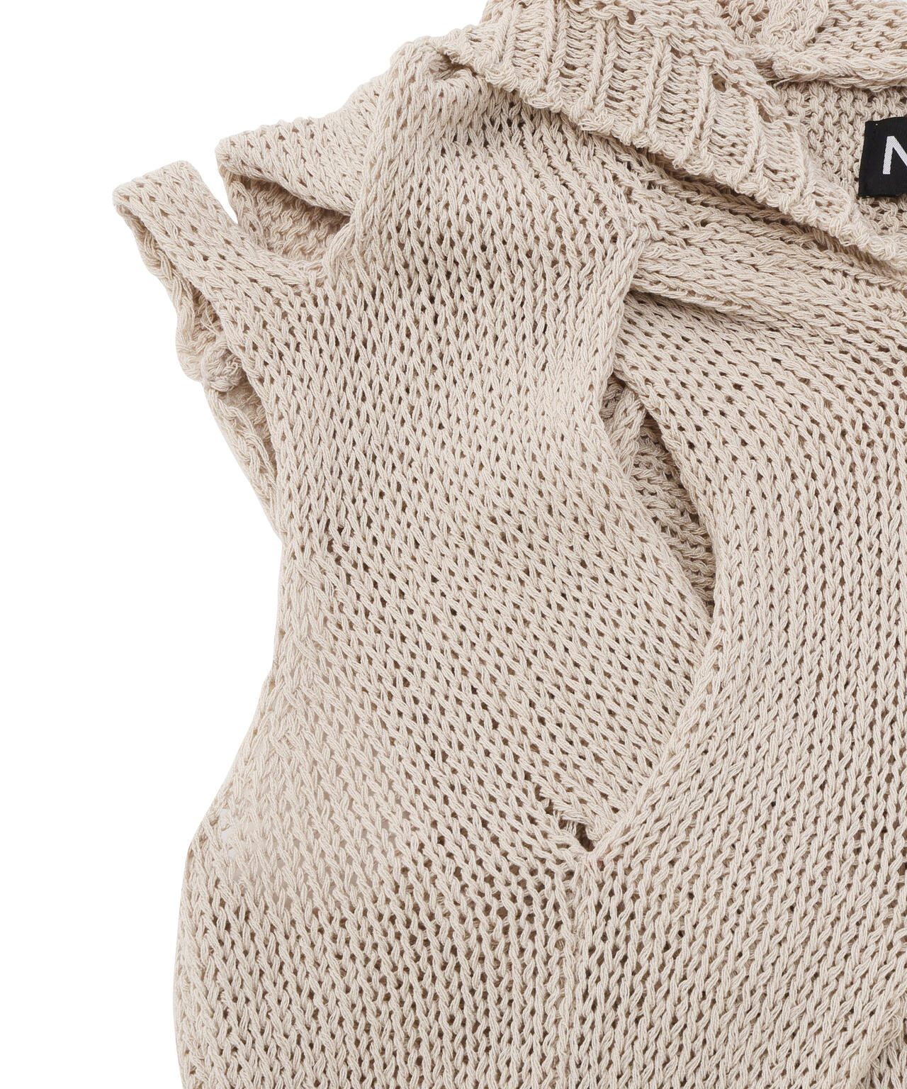 NACHE/ナチェ/OUT KNITTED SLEEVELESS