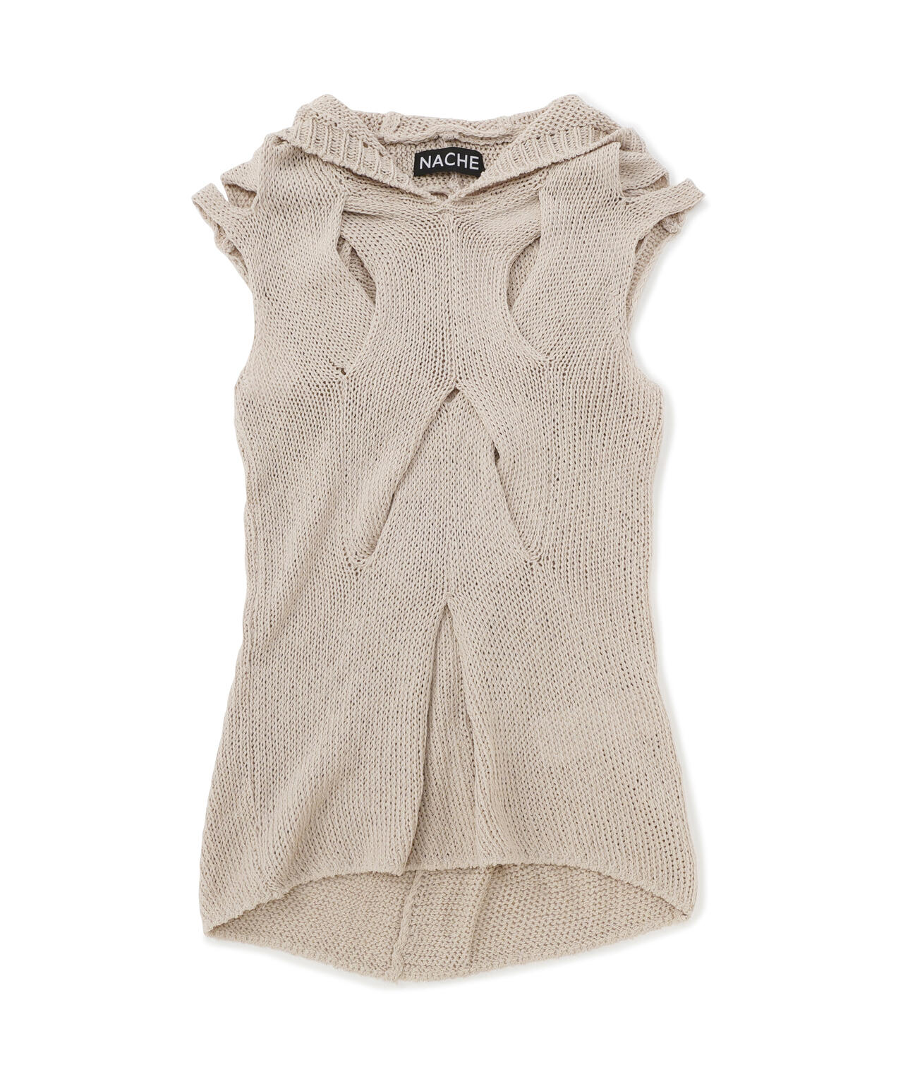 NACHE/ナチェ/OUT KNITTED SLEEVELESS