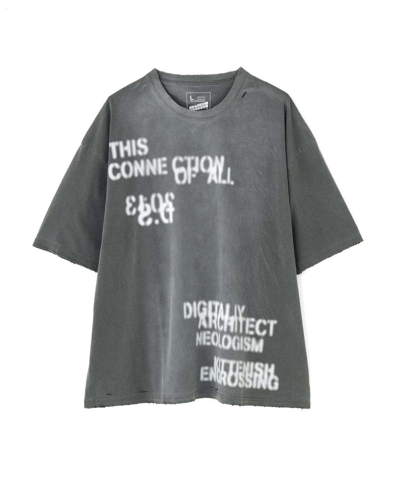 DankeSchon/ダンケシェーン/PIGMENT STENCIL S/S TEE
