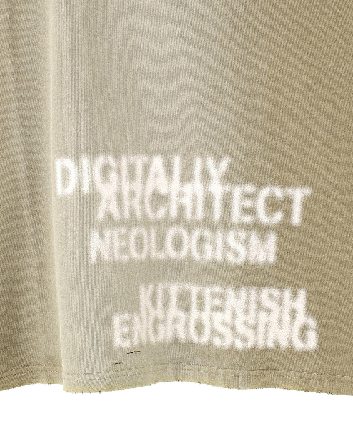 DankeSchon/ダンケシェーン/PIGMENT STENCIL S/S TEE