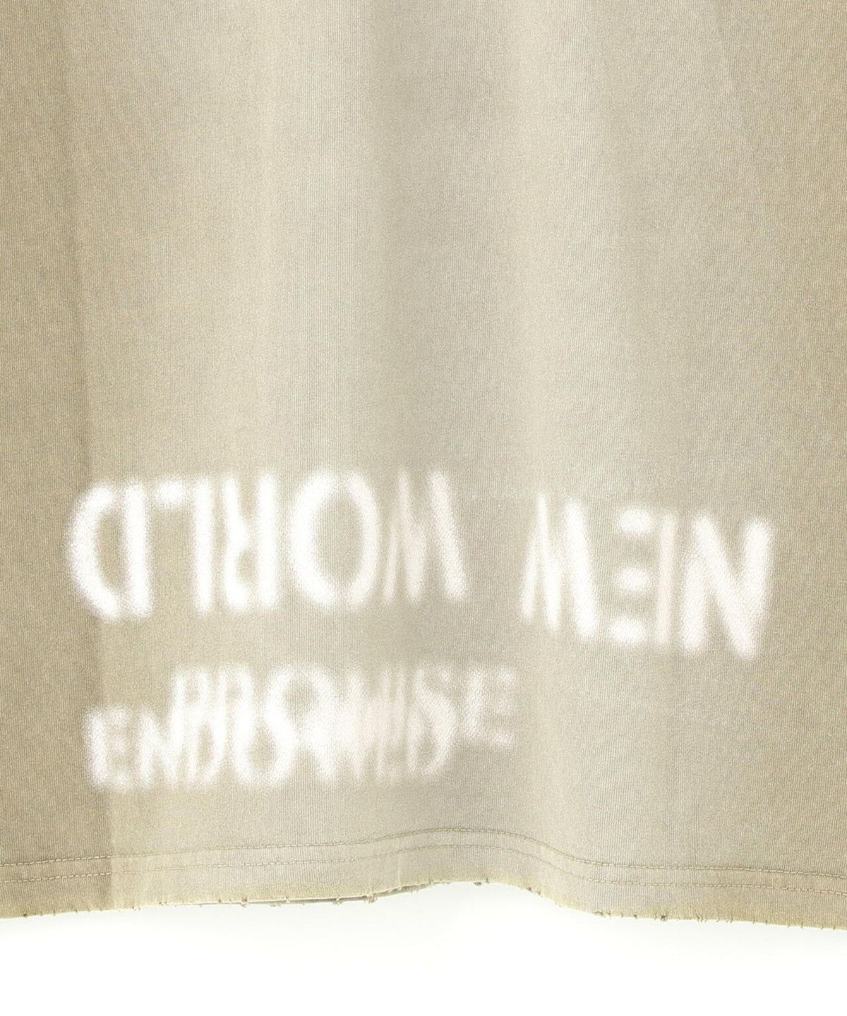 DankeSchon/ダンケシェーン/PIGMENT STENCIL S/S TEE