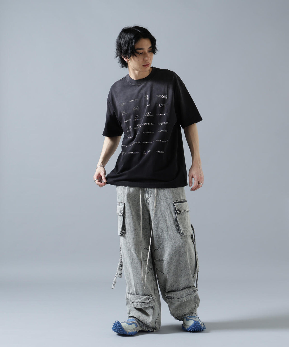 【WEB&DEPOT限定】DankeSchon/ダンケシェーン/NULTI LOGO S/S T-SHIRTS