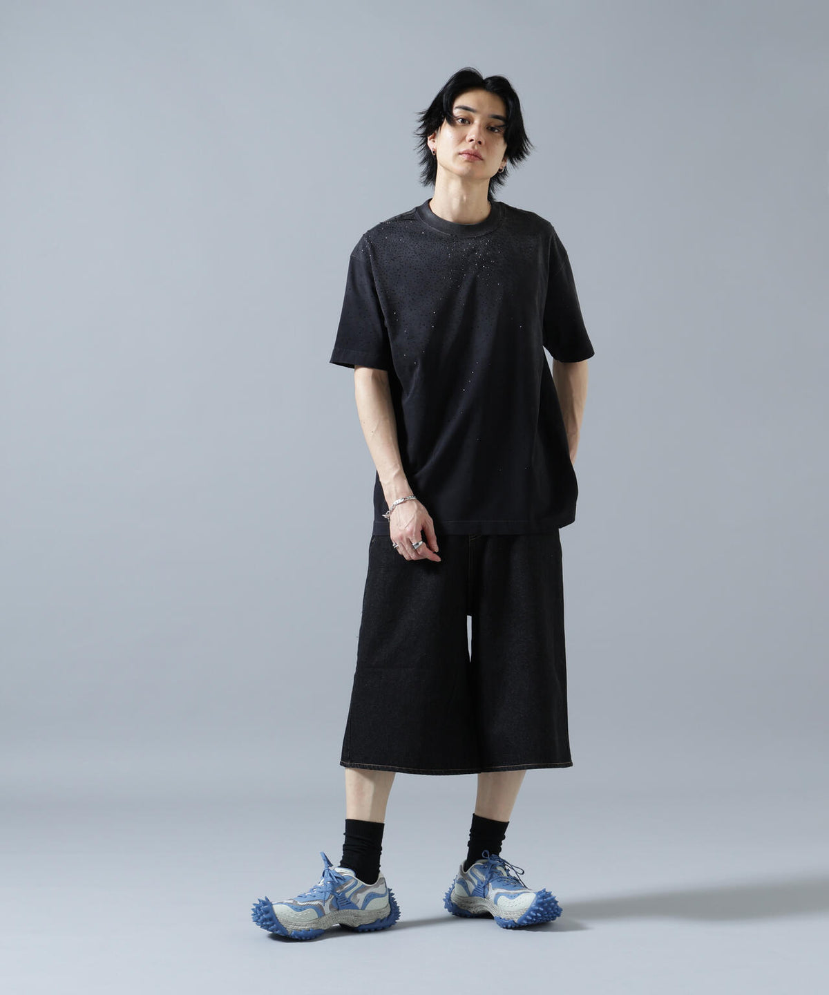 【WEB&DEPOT限定】DankeSchon/ダンケシェーン/LINESTONE S/S TEE