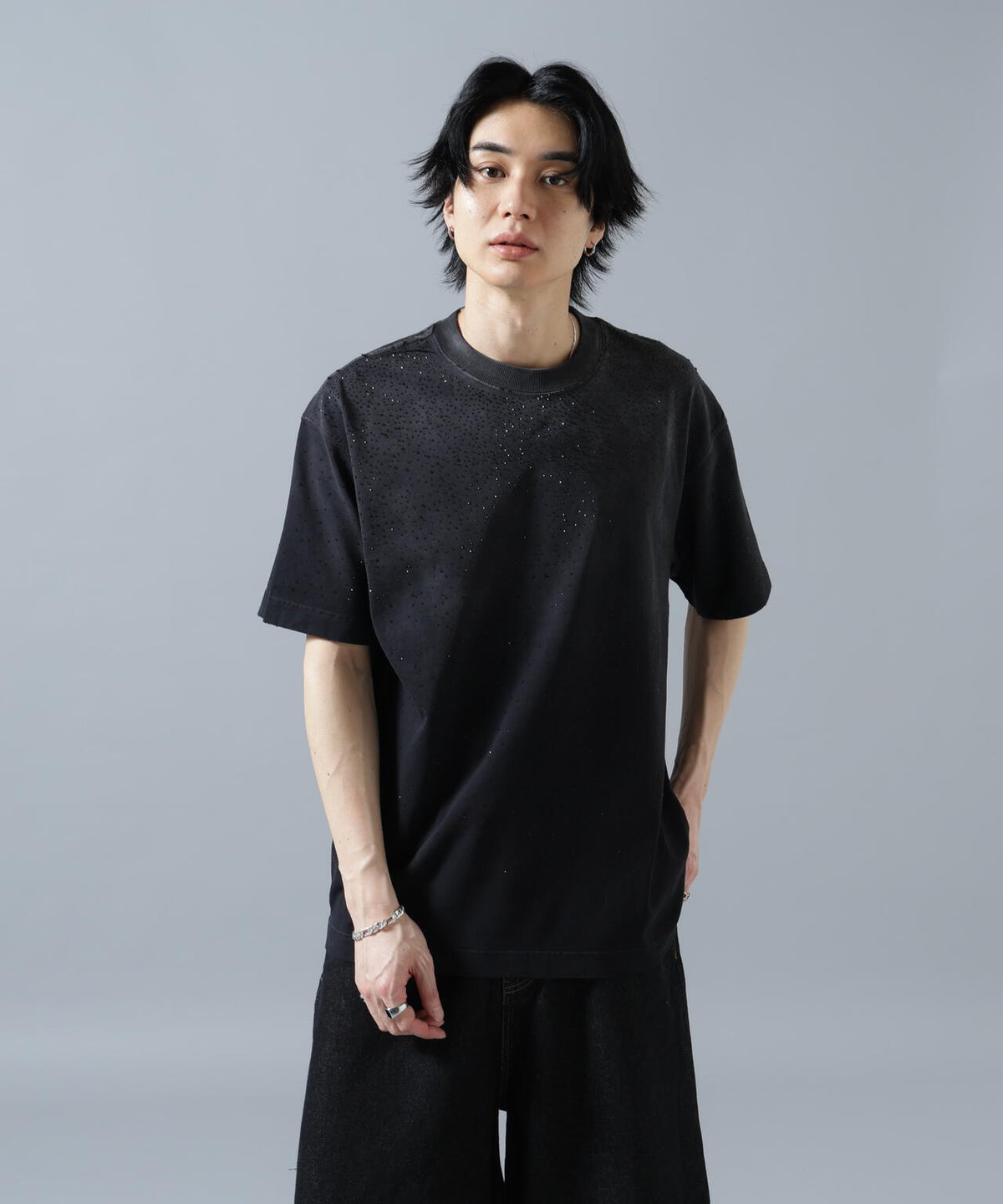【WEB&DEPOT限定】DankeSchon/ダンケシェーン/LINESTONE S/S TEE