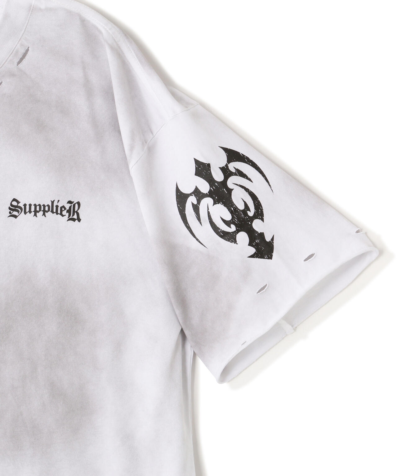 SUPPLIER/サプライヤー/Distressed Pierced Tee V2