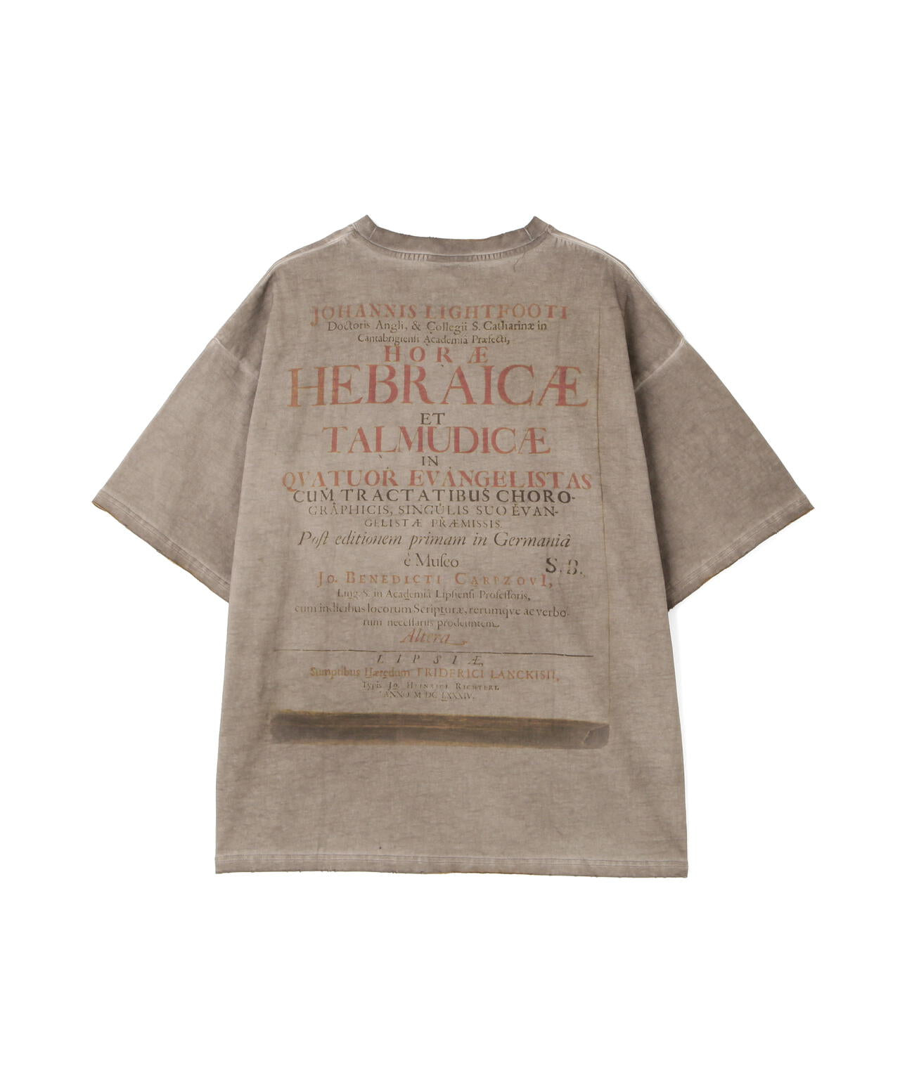 DankeSchon/ダンケシェーン/SPRAY BURN S/S TEE BIBLE