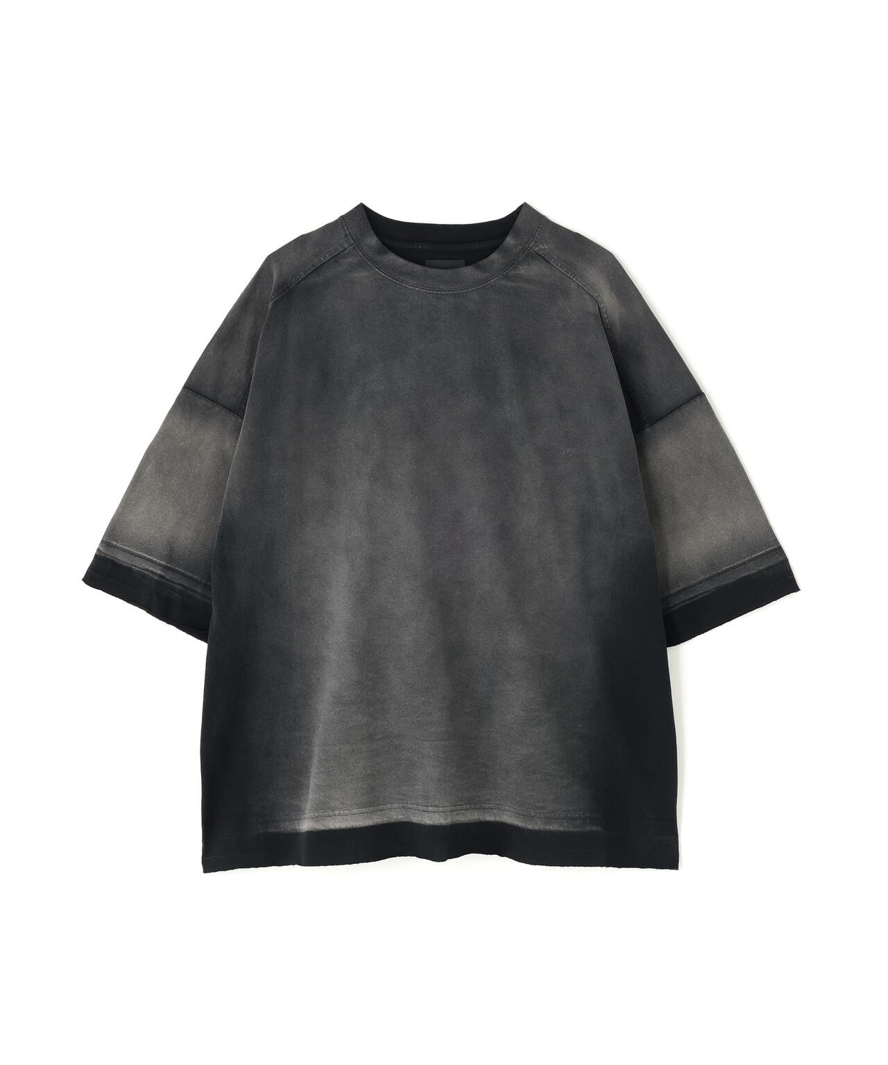 DankeSchon/ダンケシェーン/PIGMENT SPRAY S/S TEE SCHATTEN