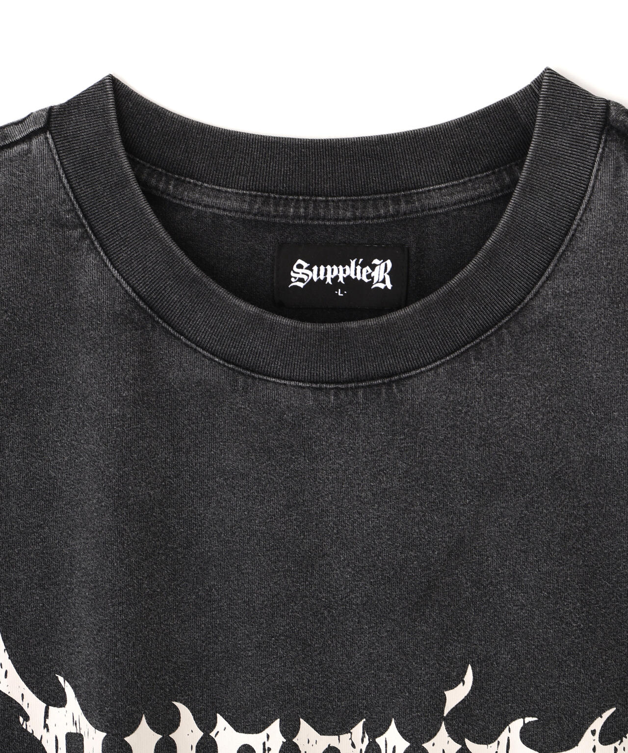 SUPPLIER/サプライヤー/LHP別注 Rhinestone Fire Bones Tee
