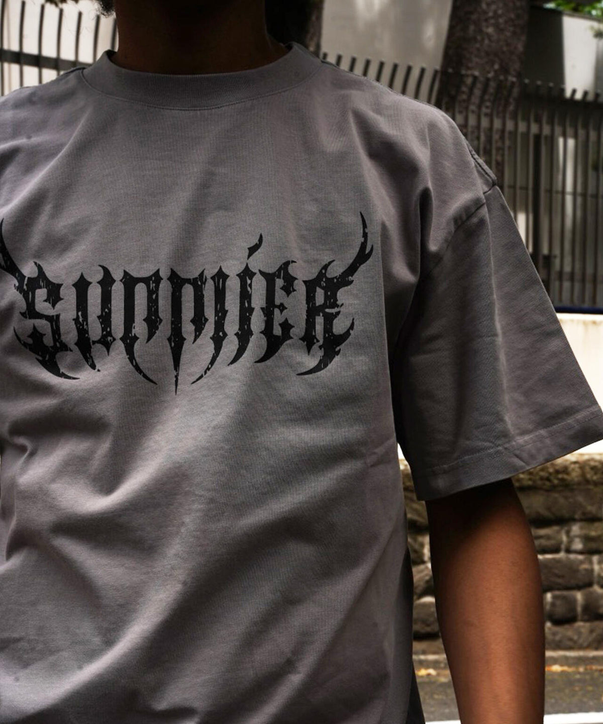 SUPPLIER/サプライヤー/LHP別注 Rhinestone Fire Bones Tee