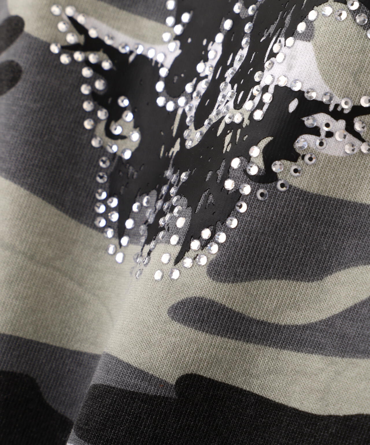 SUPPLIER/サプライヤー/LHP別注 Rhinestone Fire Bones Tee