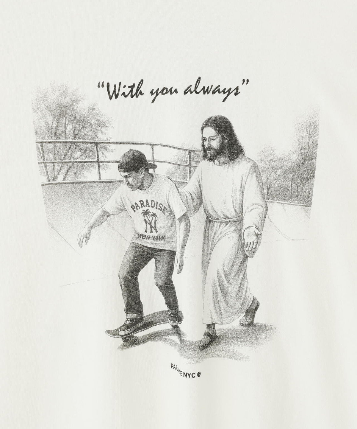 Paradise NYC/パラダイスニューヨーク/WITH YOU ALWAYS SS TEE
