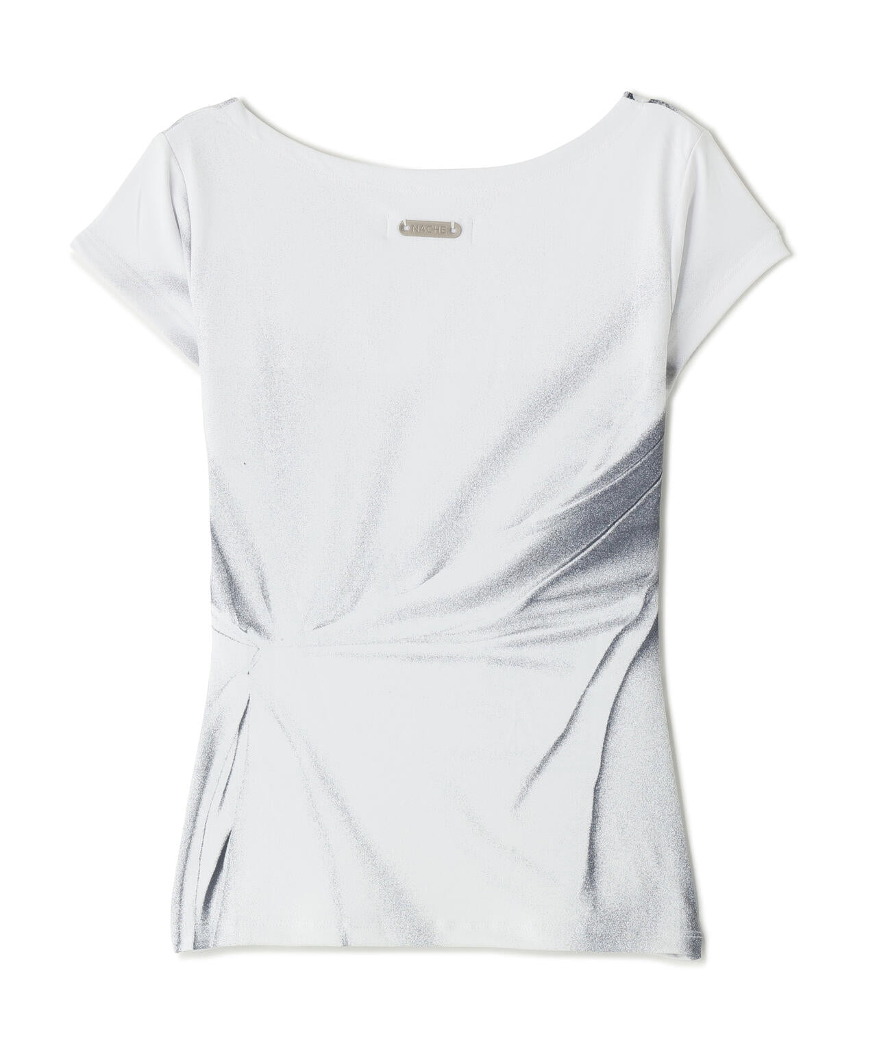 NACHE/ナチェ/PEARL NECKLACE PRINTED T-SHIRT