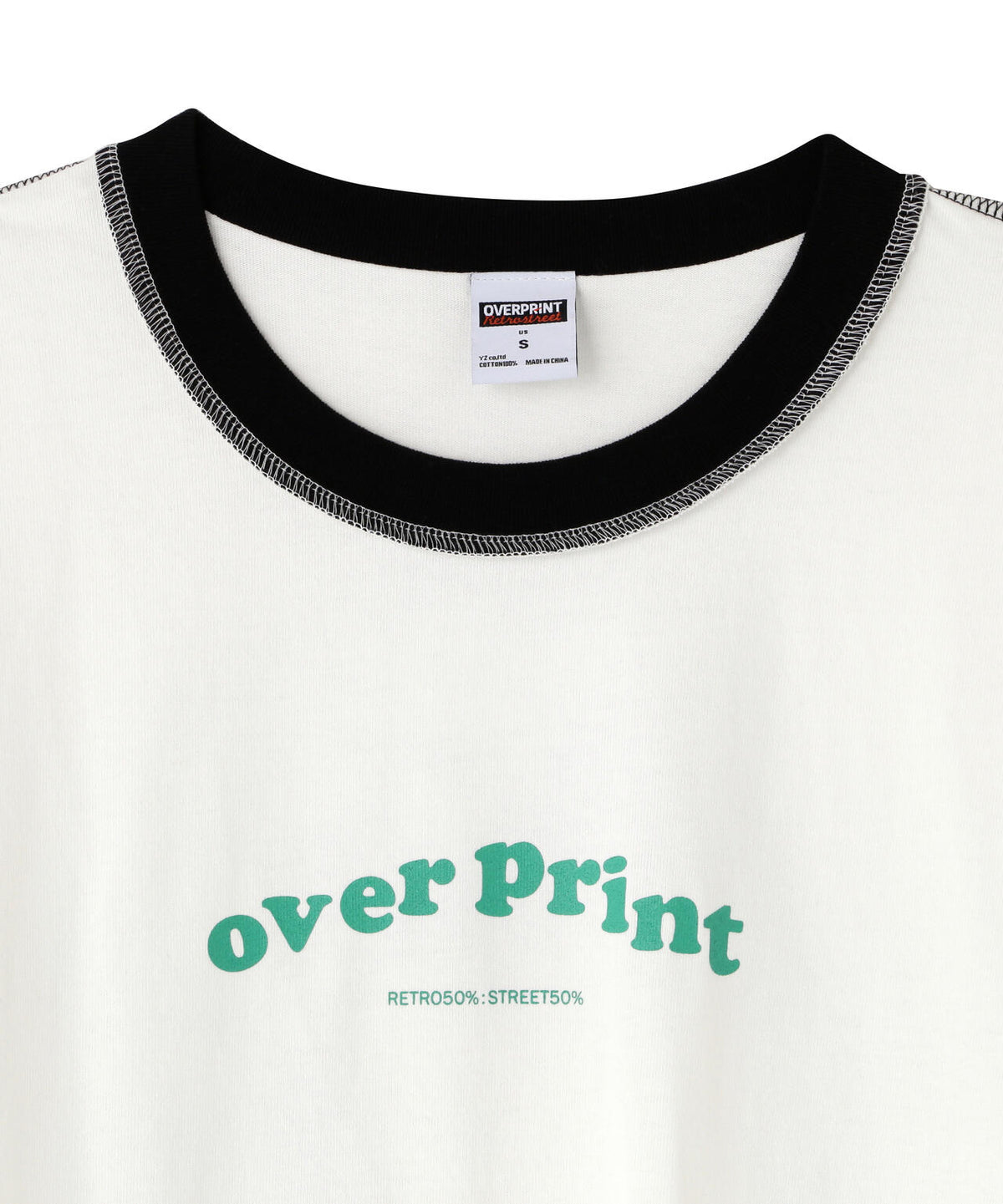 overprint/オーバープリント/SCARF TEE 2
