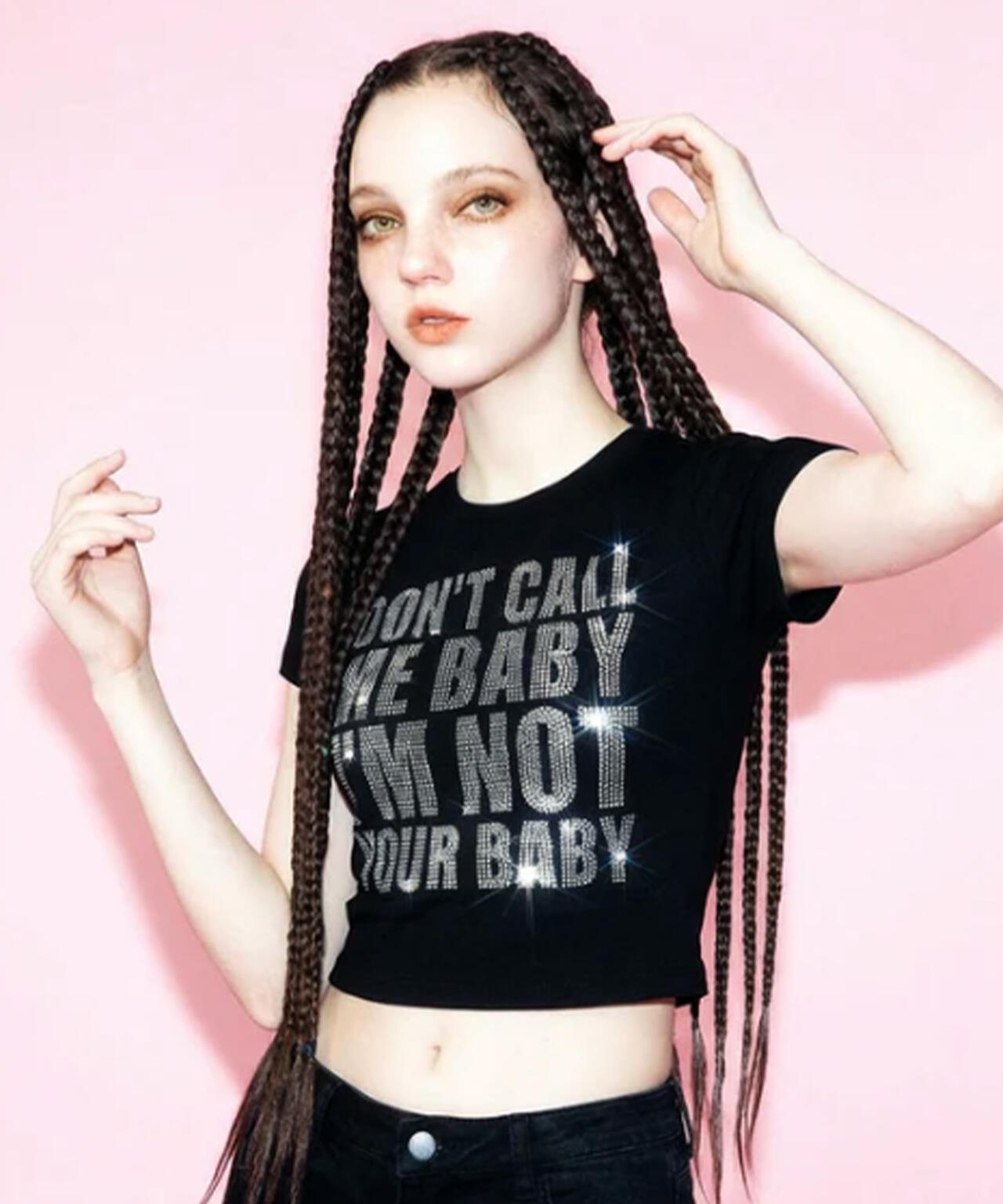 SupBaby by SUPPLIER/サプベビー バイ サプライヤー/I'm Not Your Baby Cropped Tee