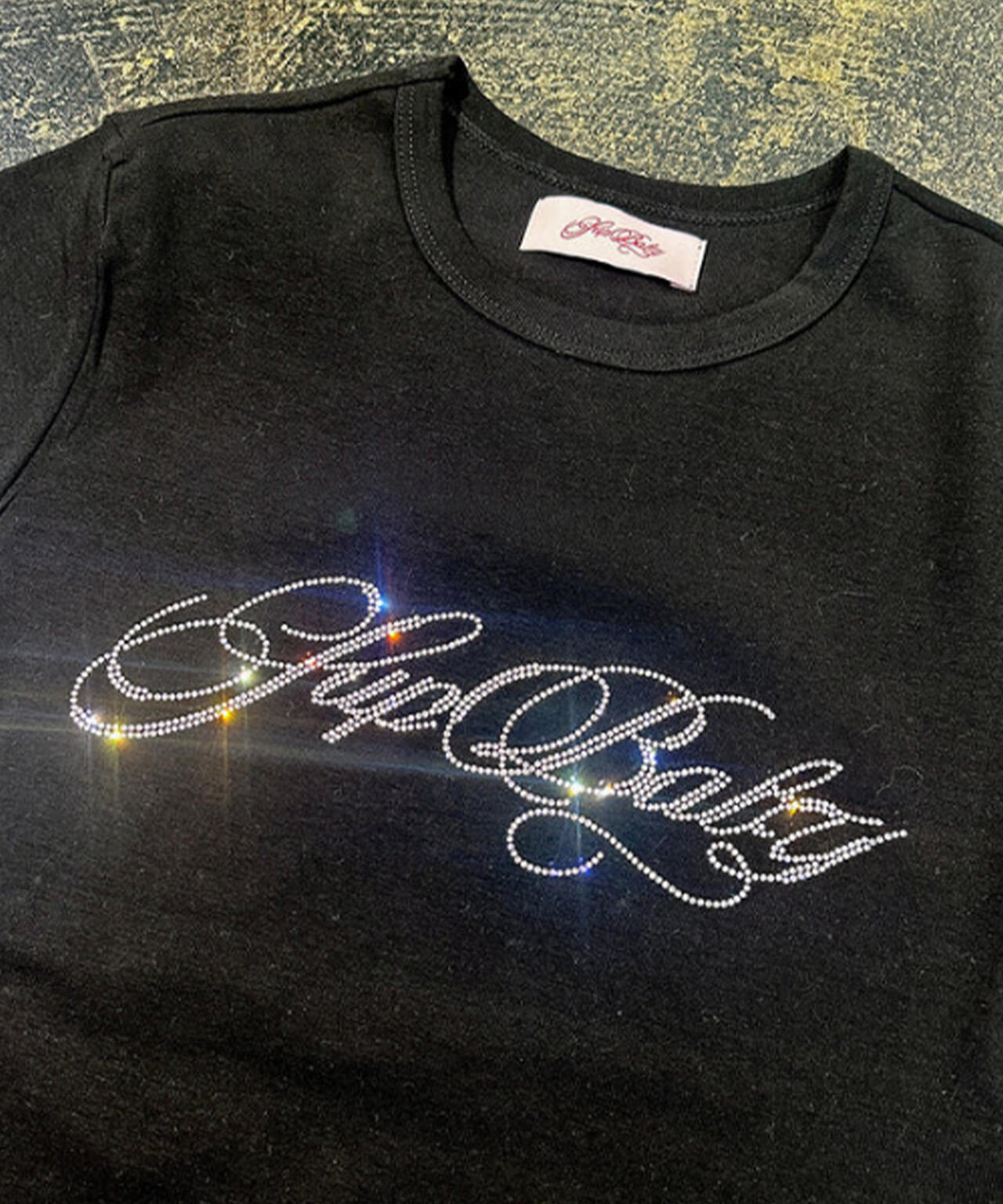 SupBaby by SUPPLIER/サプベビー バイ サプライヤー/Rhinestone Baby Logo Tee