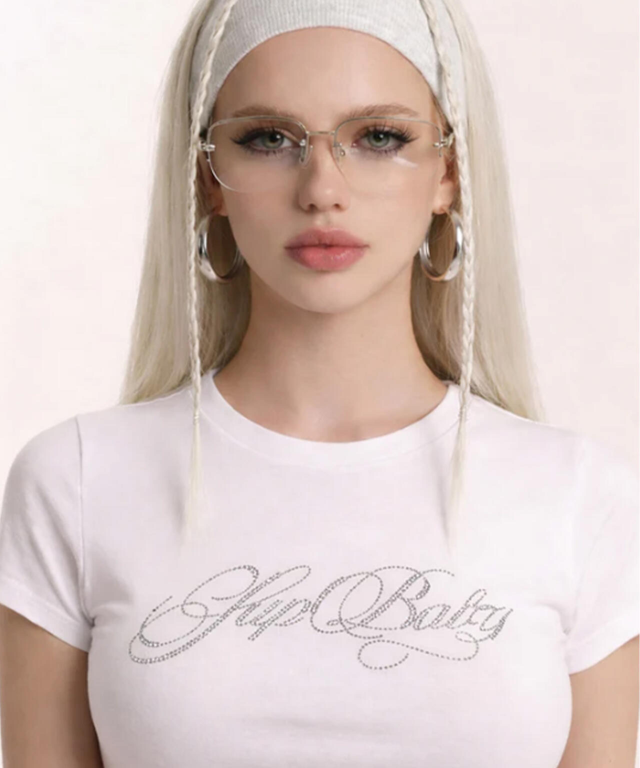 SupBaby by SUPPLIER/サプベビー バイ サプライヤー/Rhinestone Baby Logo Tee