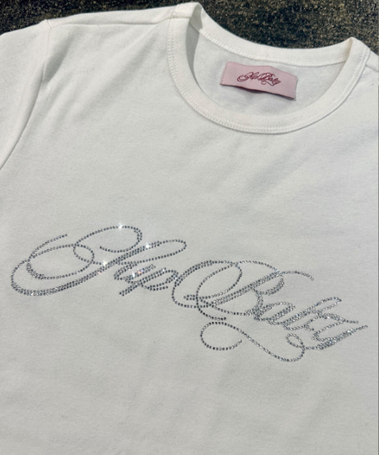 SupBaby by SUPPLIER/サプベビー バイ サプライヤー/Rhinestone Baby Logo Tee