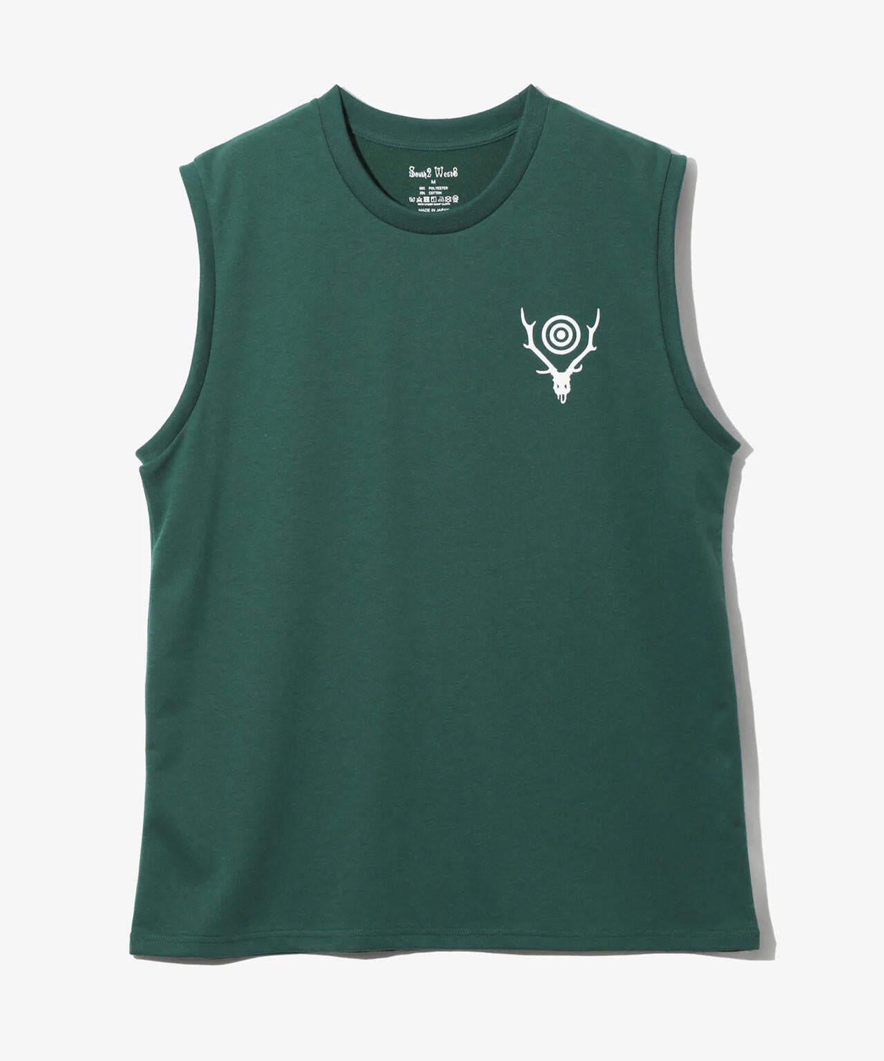 SOUTH2 WEST8/サウスツーウェストエイト/SLEEVELESS CREW NECK TEE - SKULL&TARGET