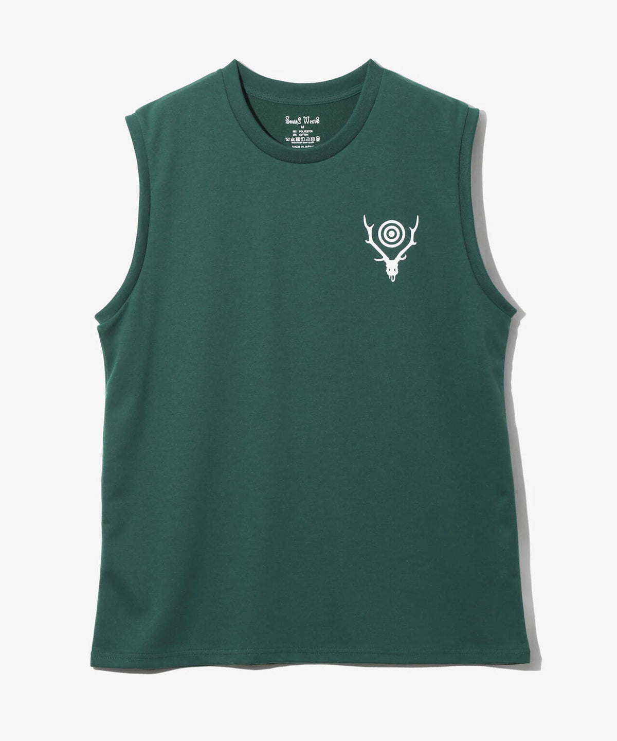 SOUTH2 WEST8/サウスツーウェストエイト/SLEEVELESS CREW NECK TEE - SKULL&TARGET