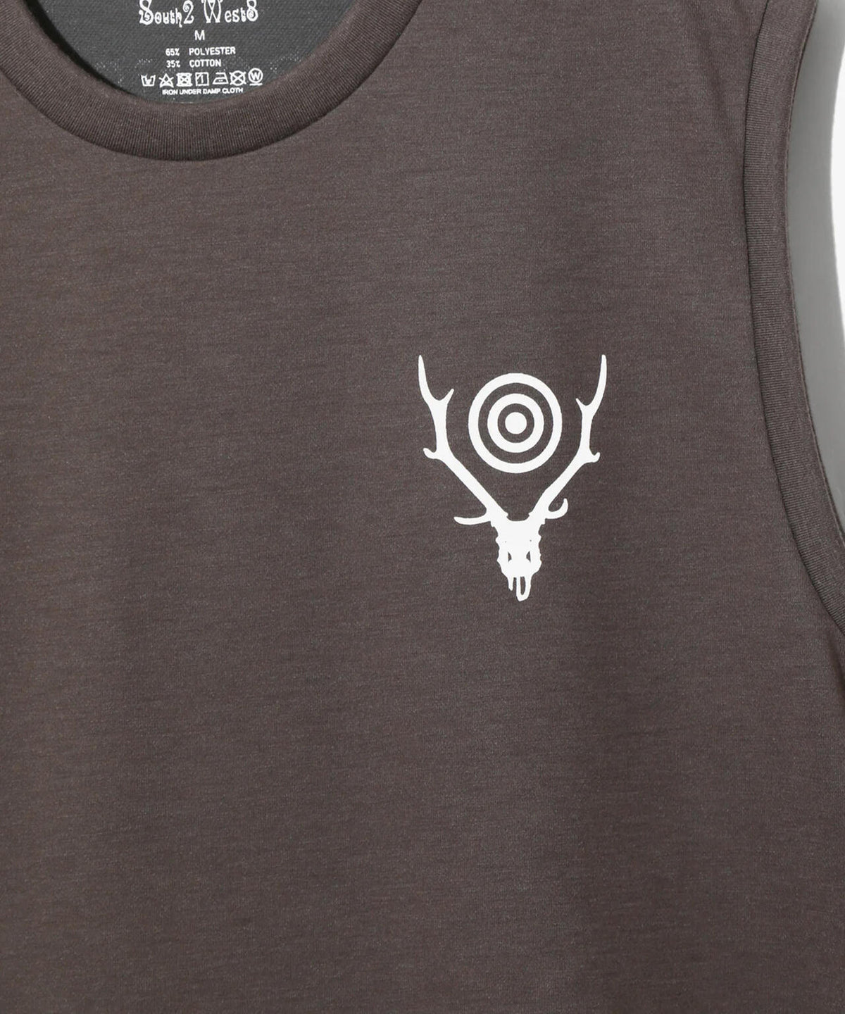 SOUTH2 WEST8/サウスツーウェストエイト/SLEEVELESS CREW NECK TEE - SKULL&TARGET
