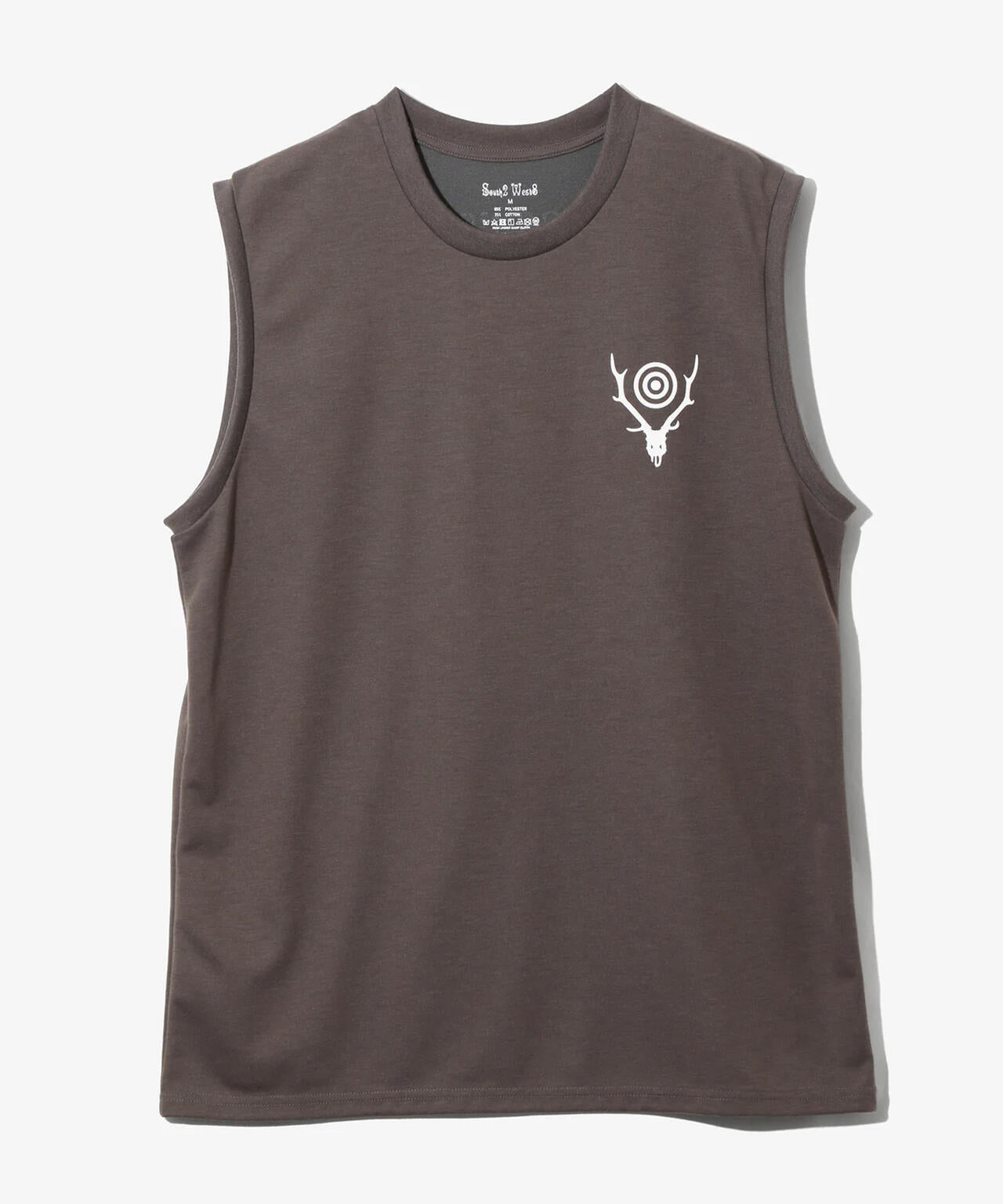 SOUTH2 WEST8/サウスツーウェストエイト/SLEEVELESS CREW NECK TEE - SKULL&TARGET