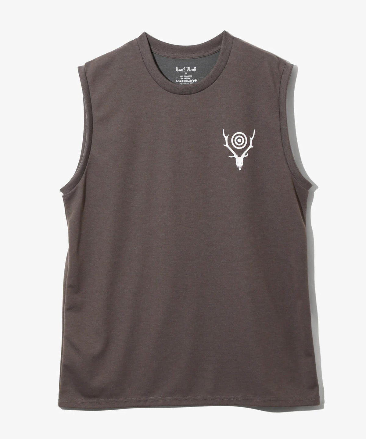 SOUTH2 WEST8/サウスツーウェストエイト/SLEEVELESS CREW NECK TEE - SKULL&TARGET