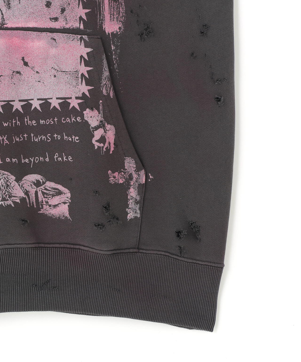 emary/エメリー/Psyco Candy Nosleeve Hoodie