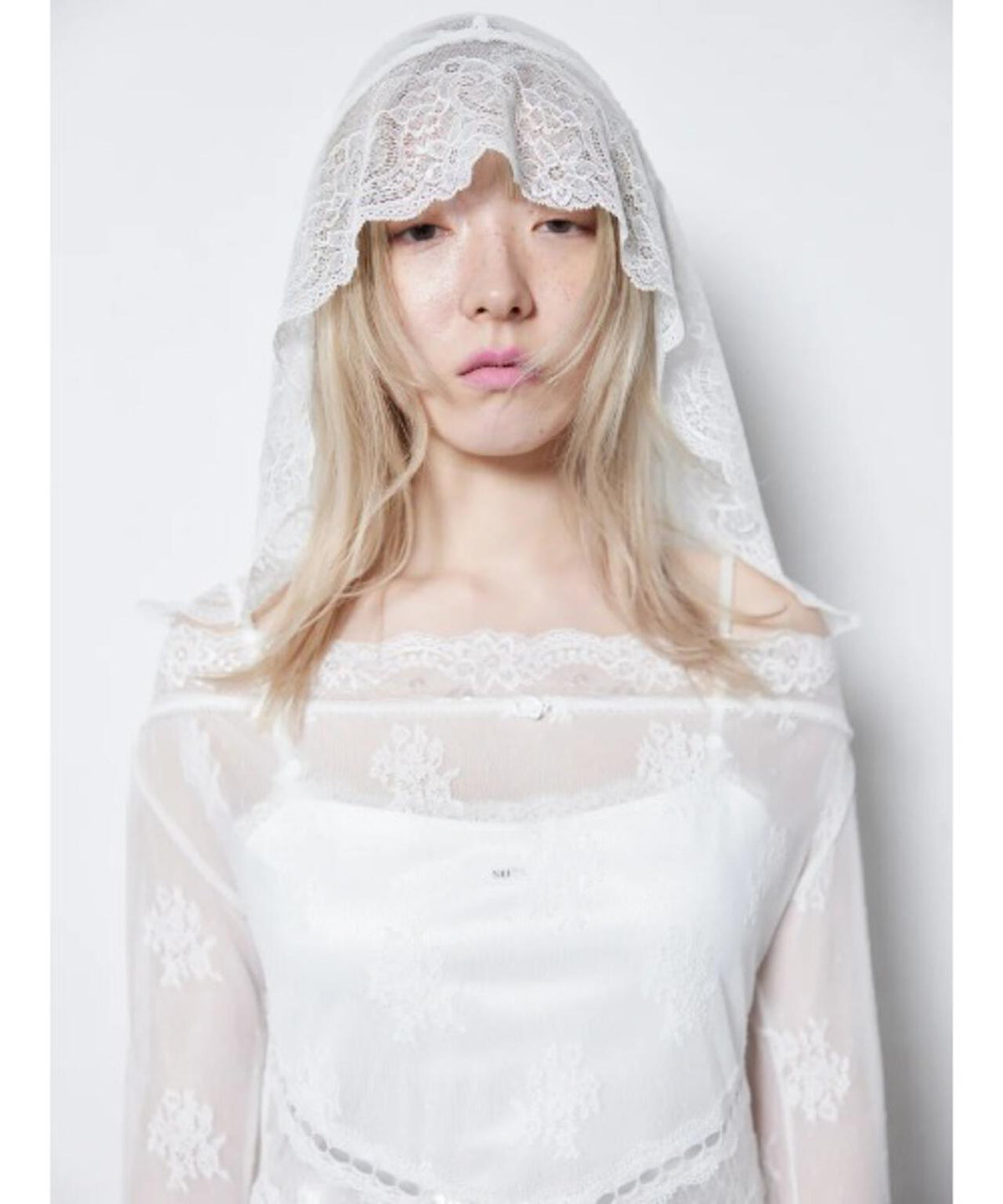 neith./ネイス/Veil-Offshoulder Dress