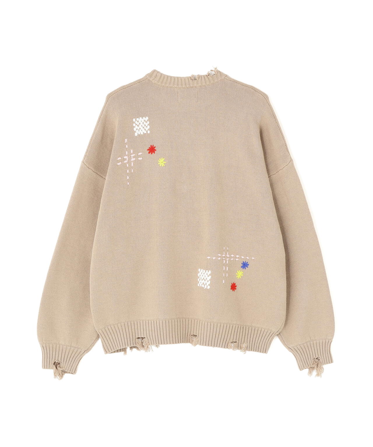 【WEB&DEPOT限定】DankeSchon/ダンケシェーン/HAND STITCH KNIT CREWNECK