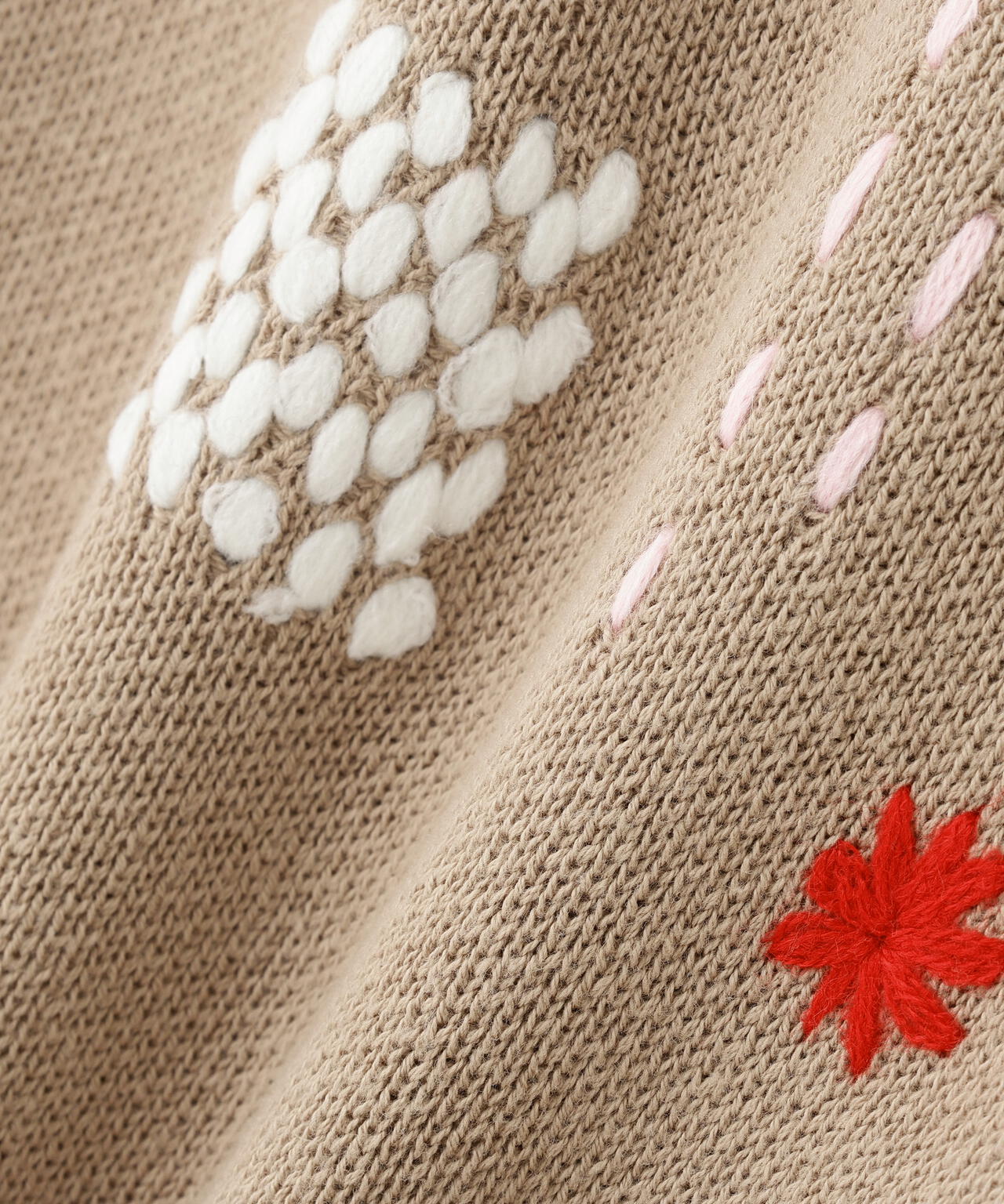 【WEB&DEPOT限定】DankeSchon/ダンケシェーン/HAND STITCH KNIT CREWNECK