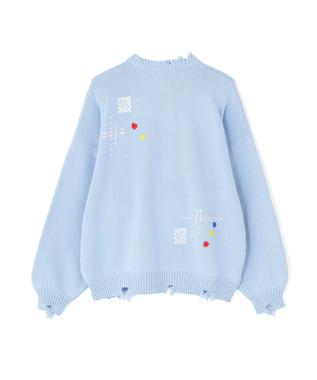 【WEB&DEPOT限定】DankeSchon/ダンケシェーン/HAND STITCH KNIT CREWNECK