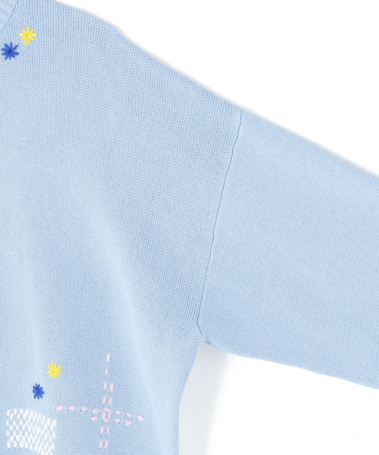 【WEB&DEPOT限定】DankeSchon/ダンケシェーン/HAND STITCH KNIT CREWNECK