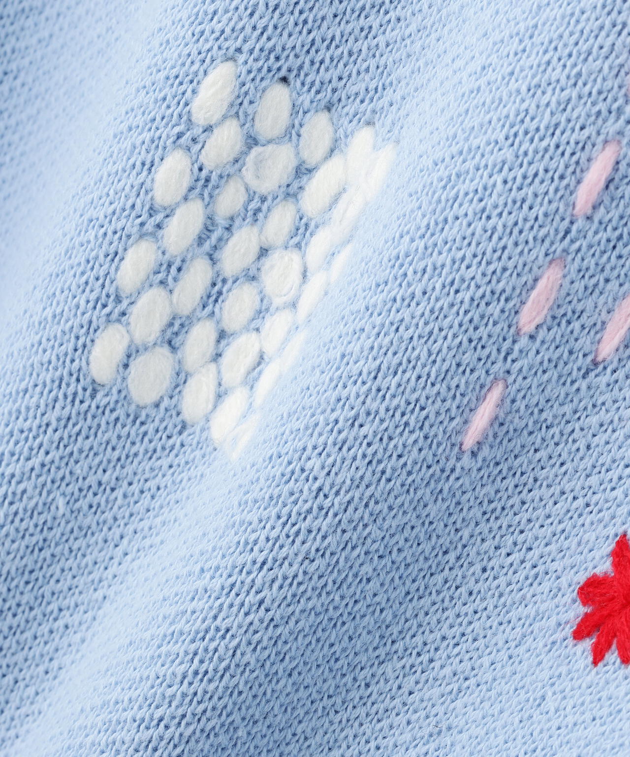 【WEB&DEPOT限定】DankeSchon/ダンケシェーン/HAND STITCH KNIT CREWNECK